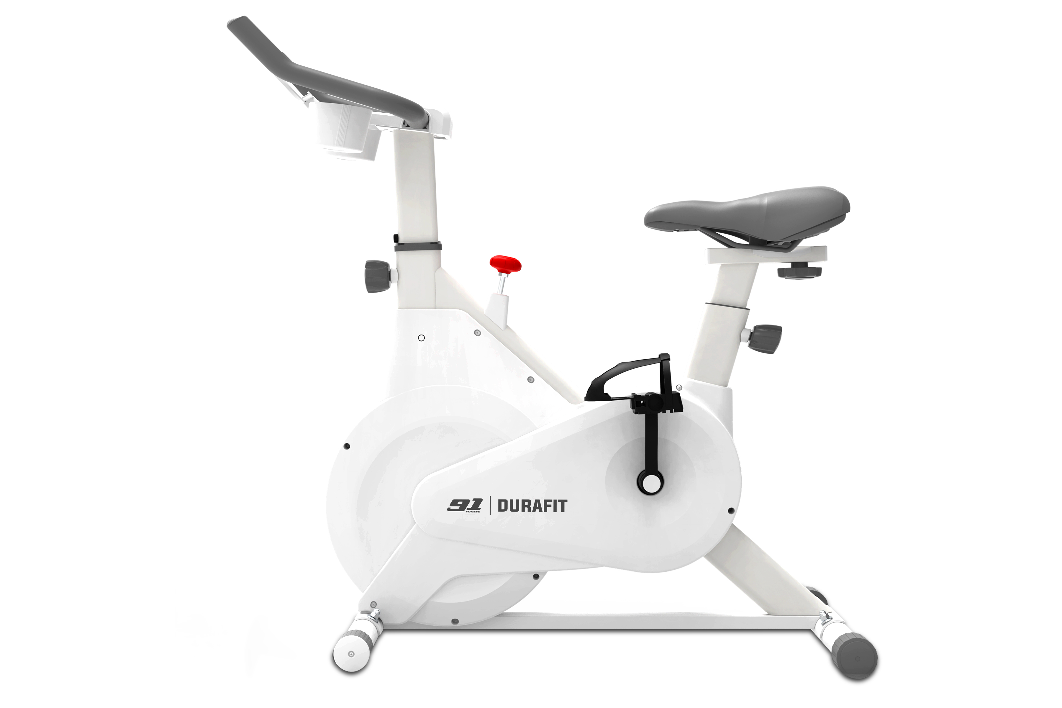 Pacer Spin Bike (White) image 1