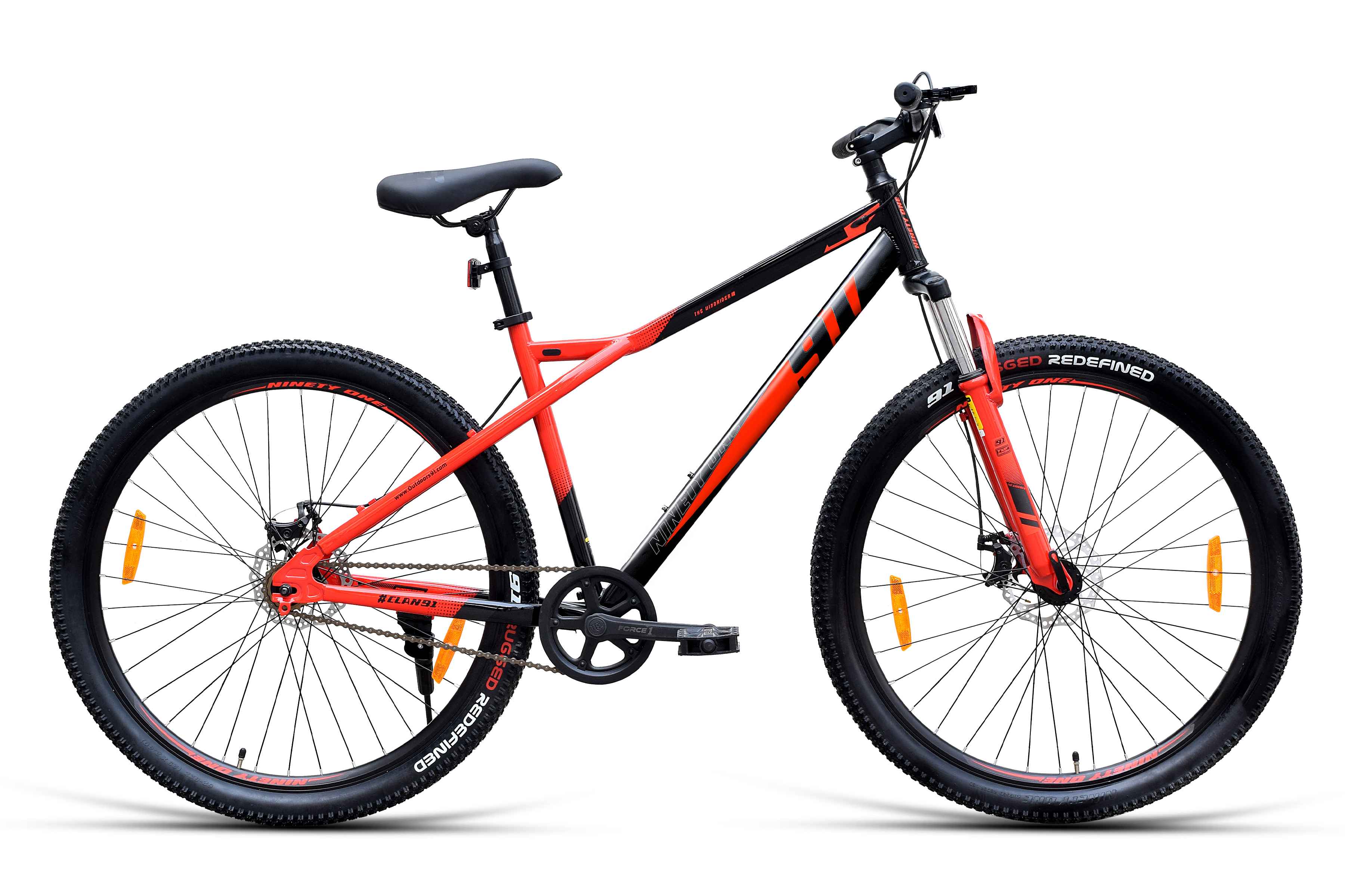 Windrider 24T Single Speed (Black Red) image 1