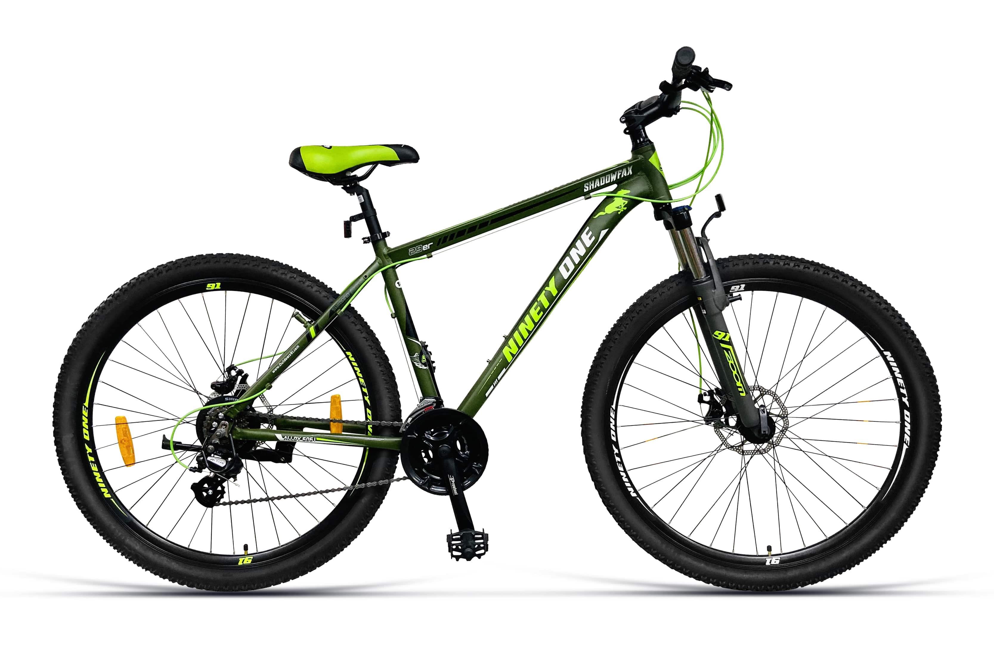 Top Selling Mountain Bikes - Shadowfax 29T Military Green at Rs. 26139 by Ninety One Cycle