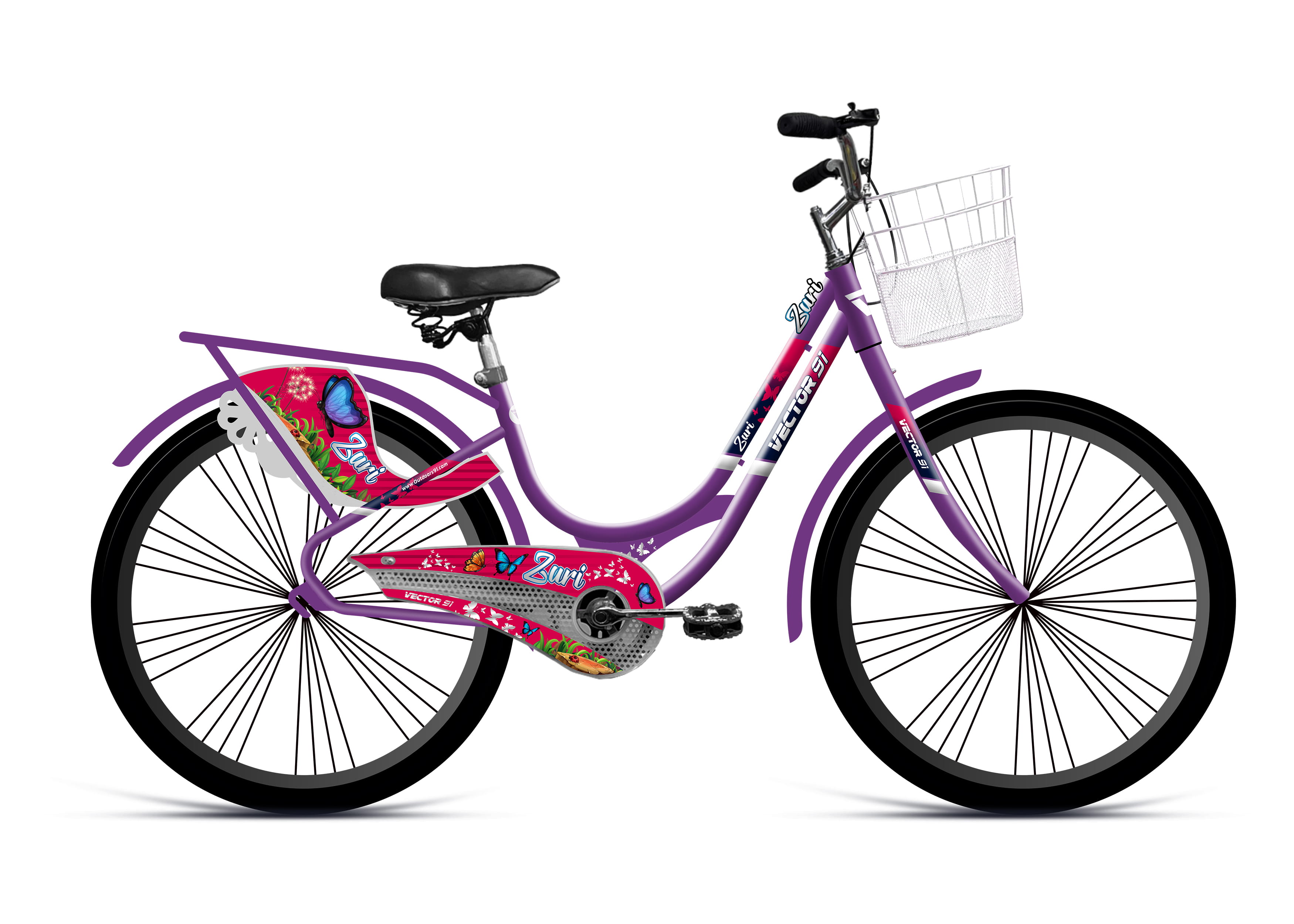 Zuri RFV 26T CKD pack of 2 (Violet Silver) image 1
