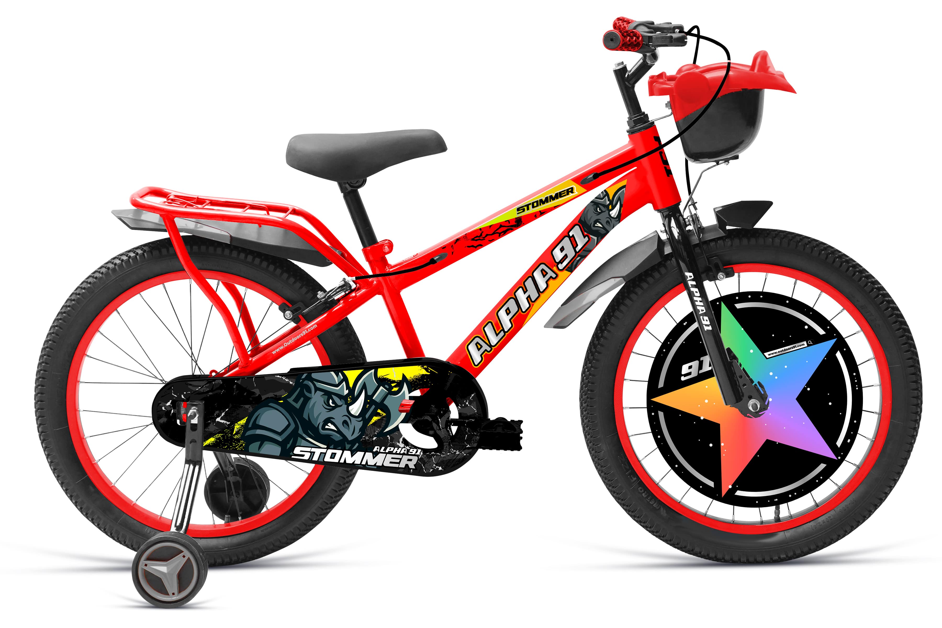 Stommer IBC 14T 90 SKD Pack of 2 (Red Yellow) image 1