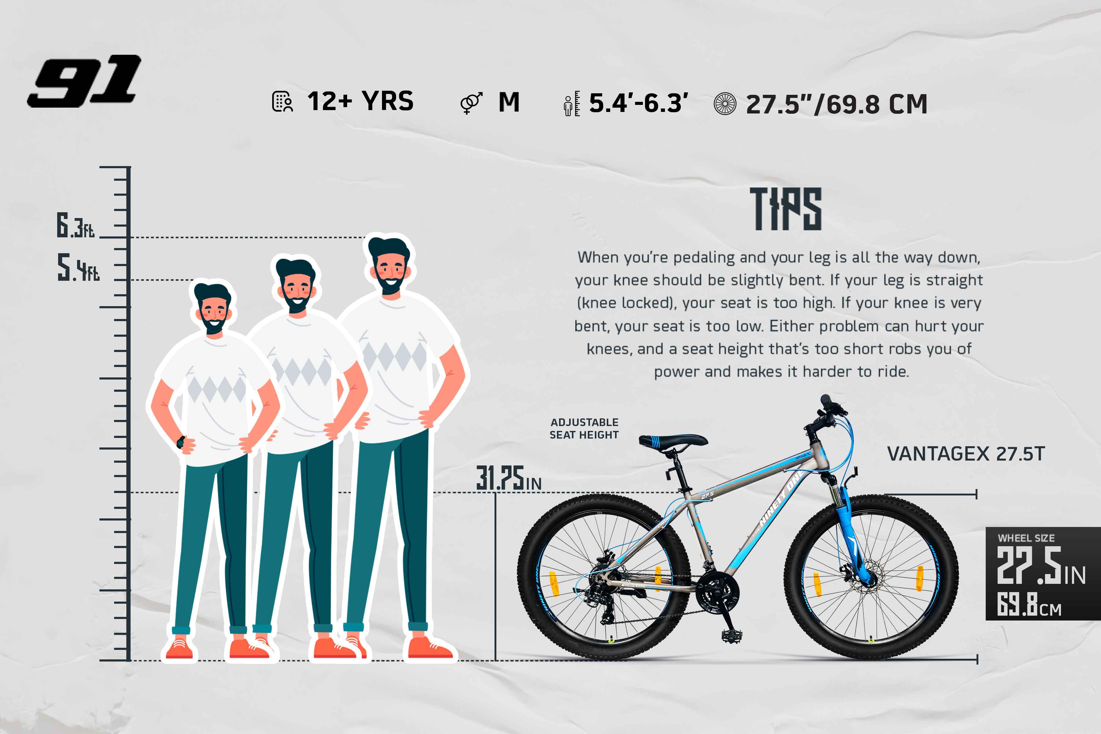 Buy VantageX Multi Speed Cycle by 91 Online Ninety One