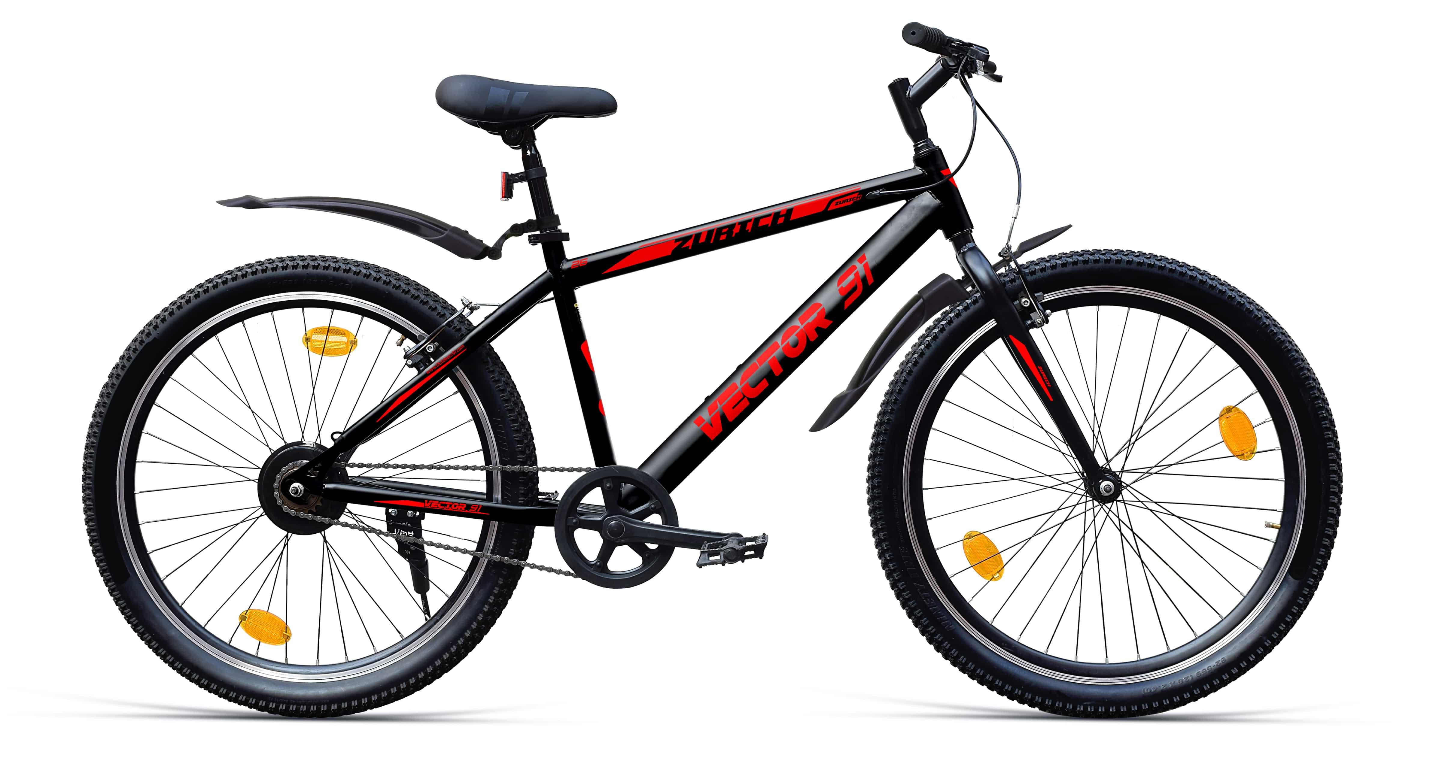 Zurich 26T CKD (Black Red) image 1