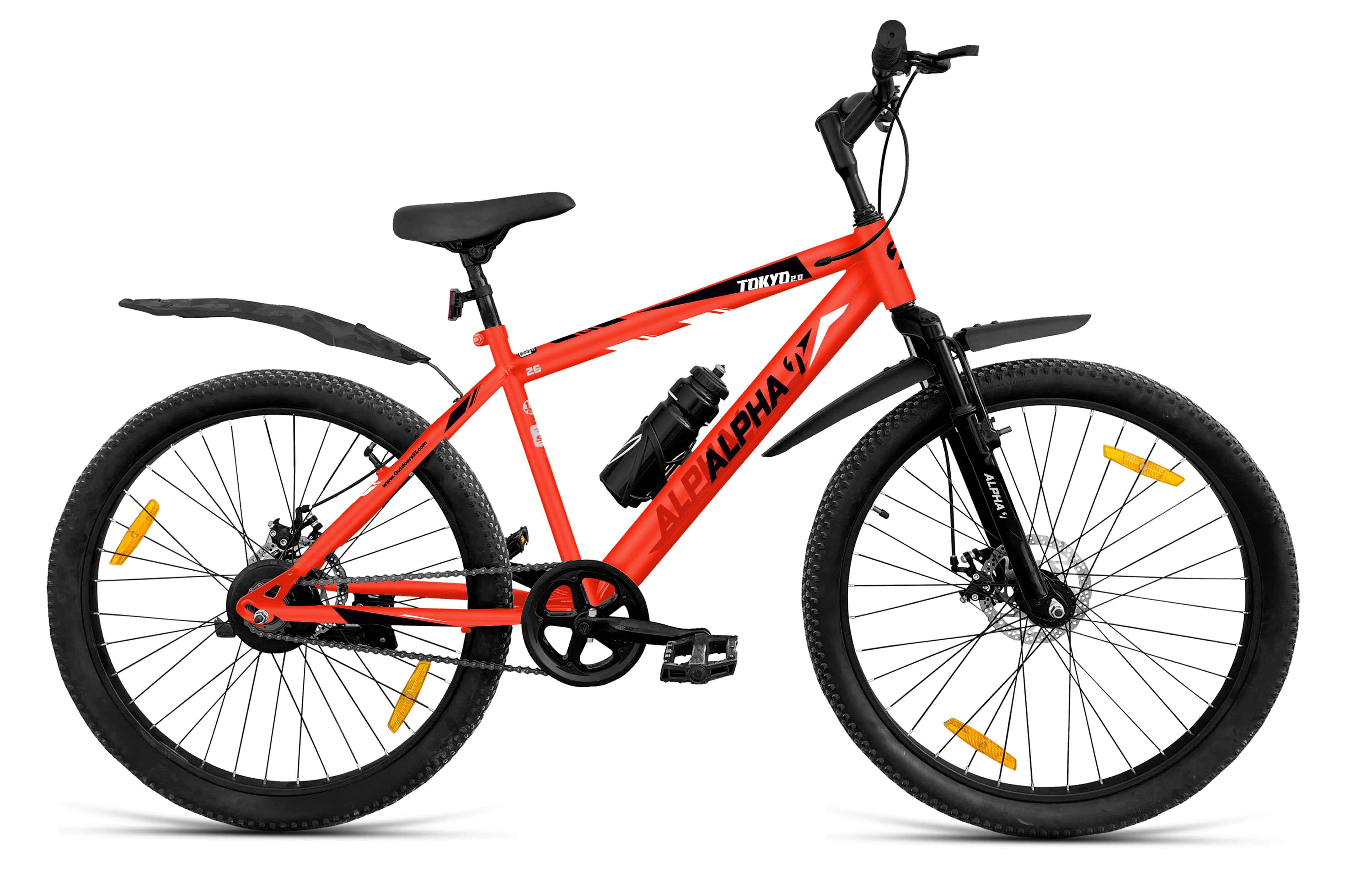 Tokyo 2 0 D2TX 24T Steel Rim (Red Black) image 1