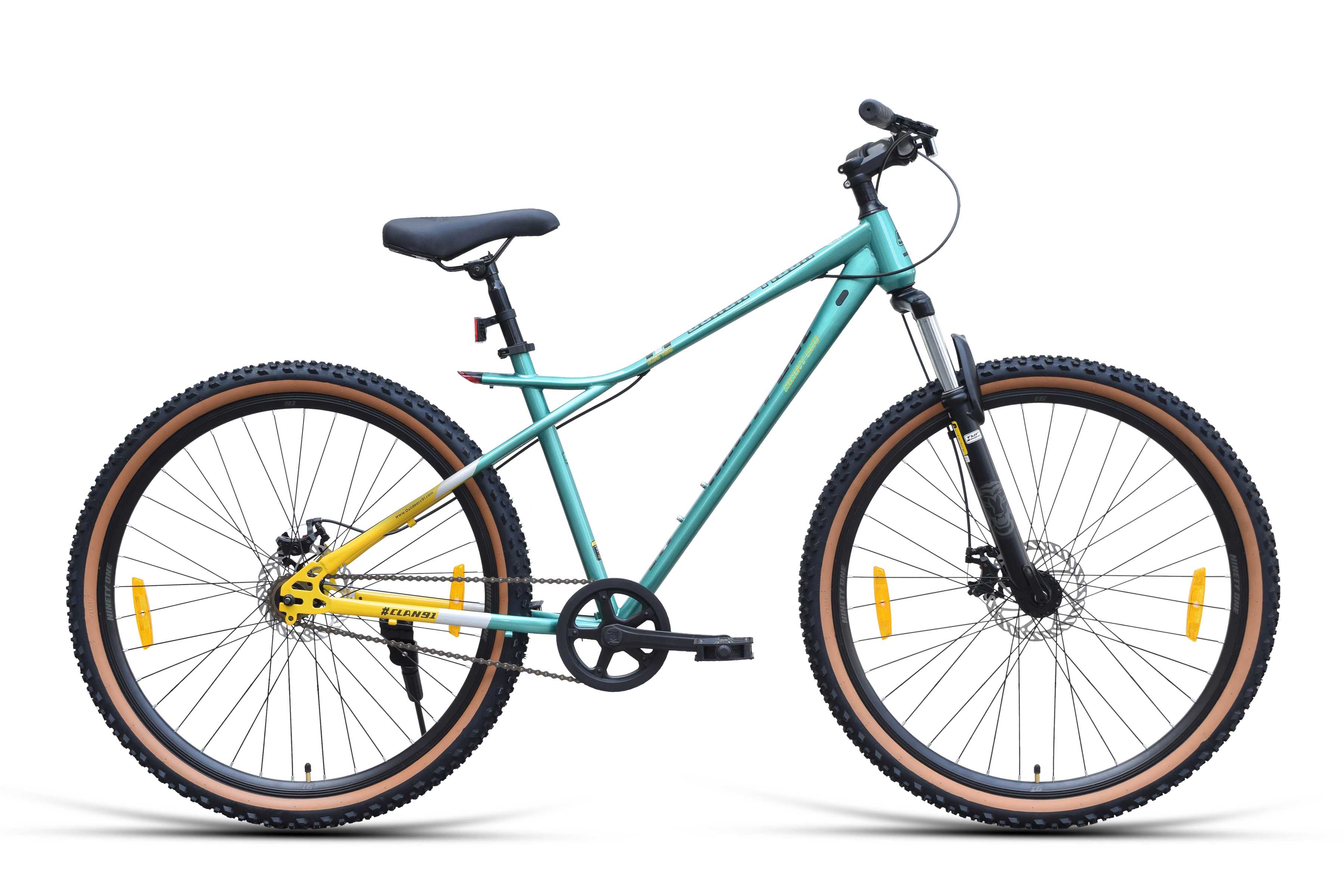 Black Tiger 27 5T Single Speed (Green Gold) image 1