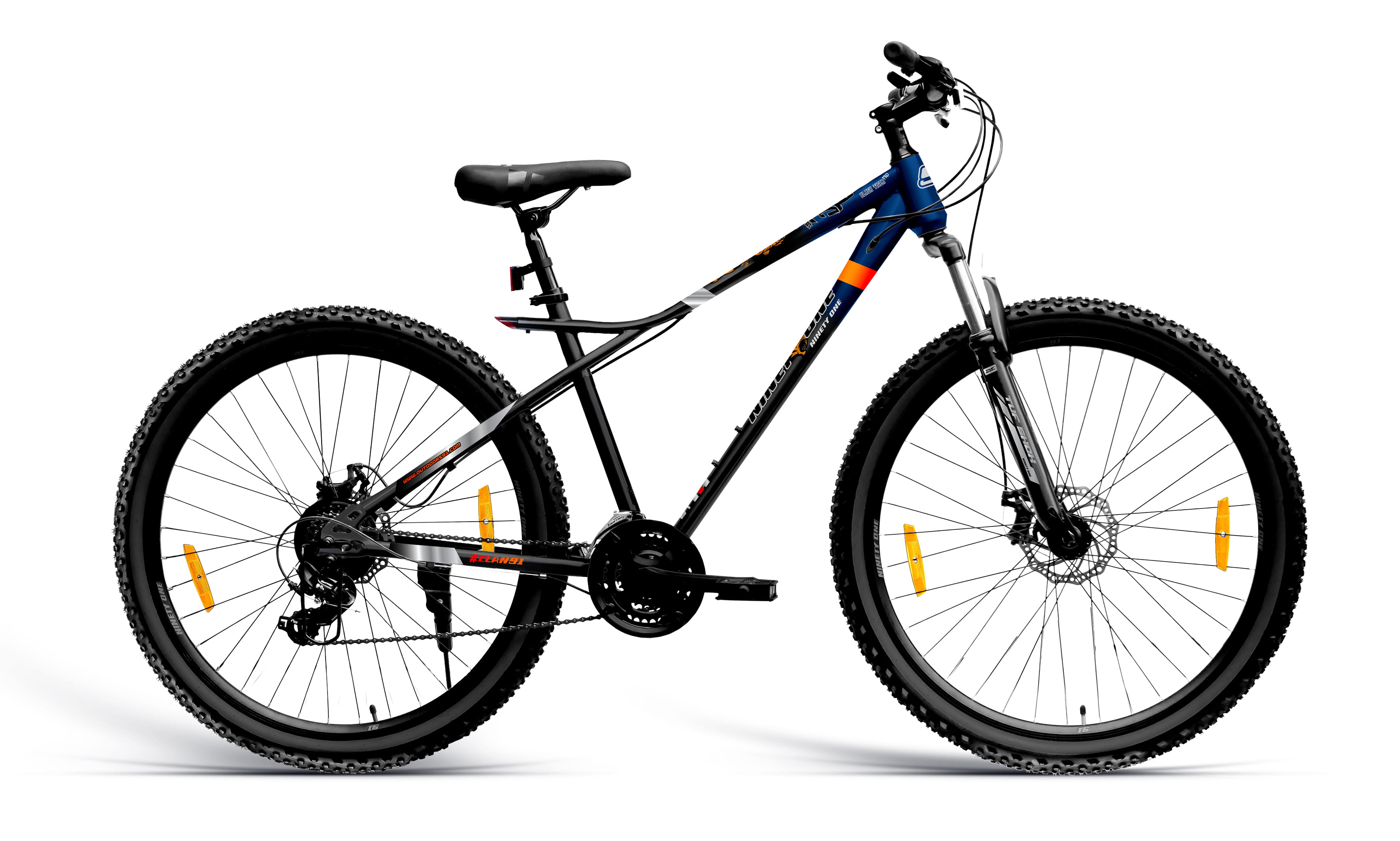 Black Tiger Pro D2TX 27T 21 Speed 90 SKD (Blue Black) image 1