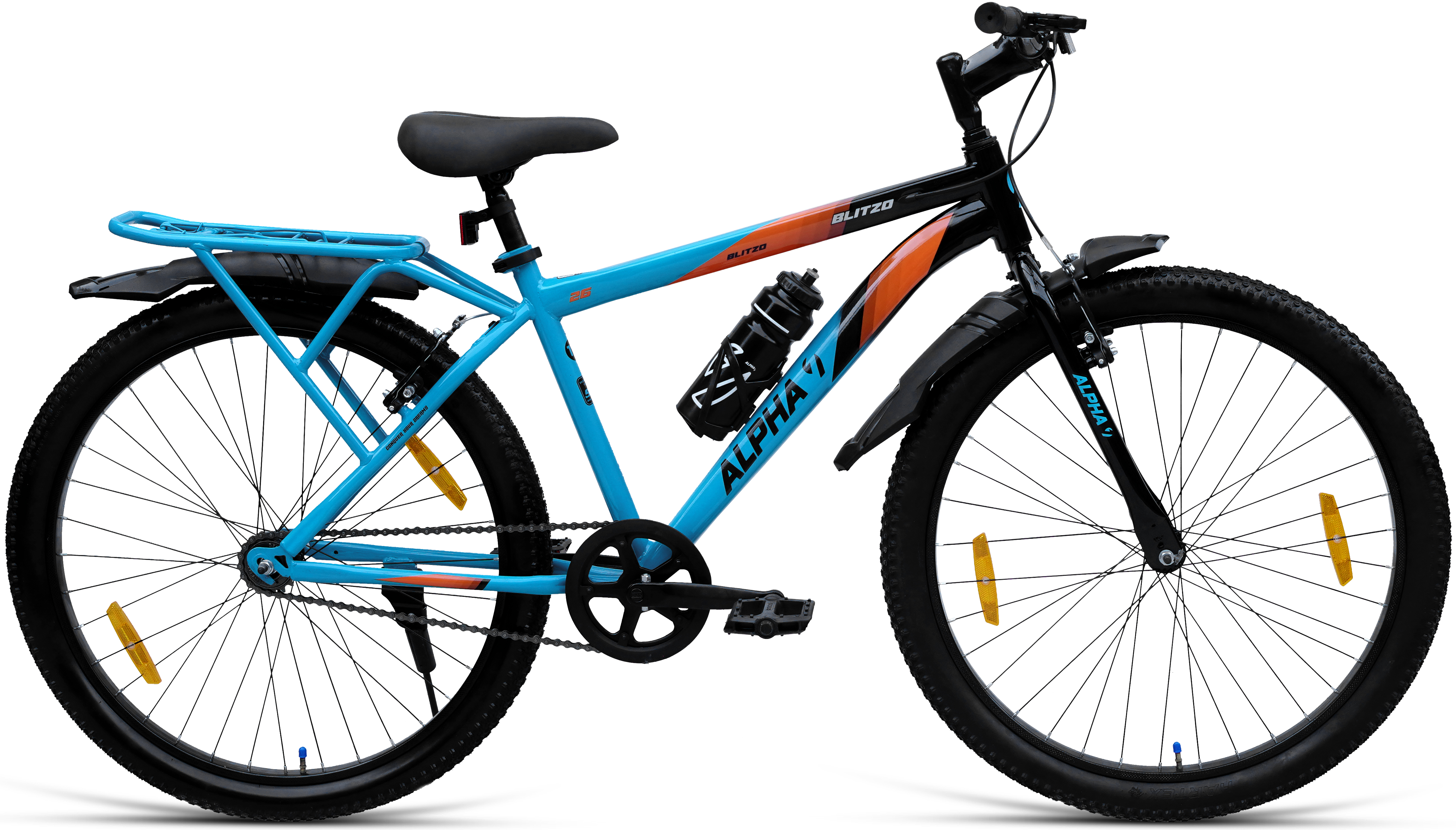 Blitzo 26T IBC CKD pack of 2 (Cyan Black) image 1