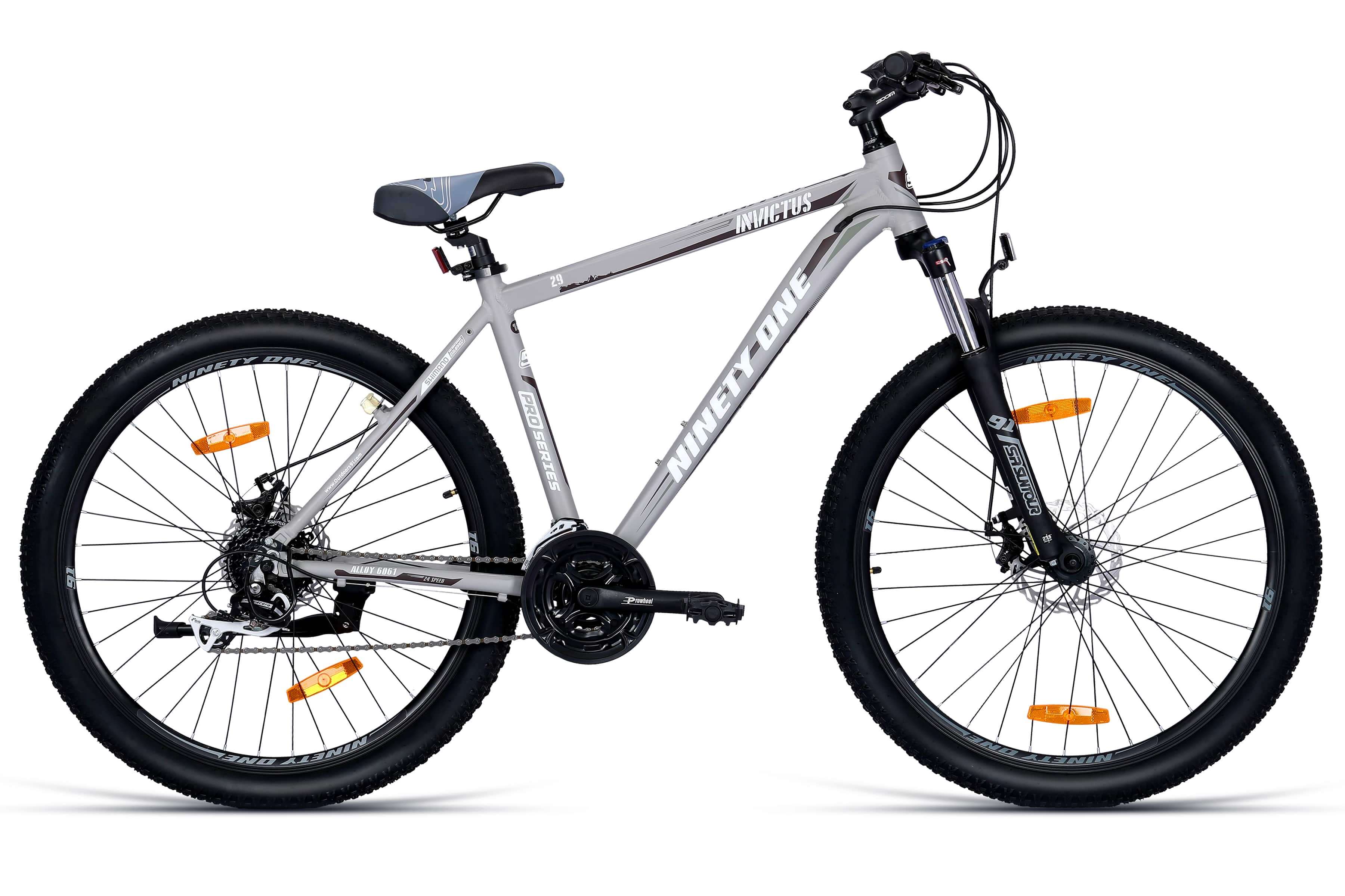 Top Selling Mountain Bikes - Invictus 29T Slate Grey at Rs. 28499 by Ninety One Cycle