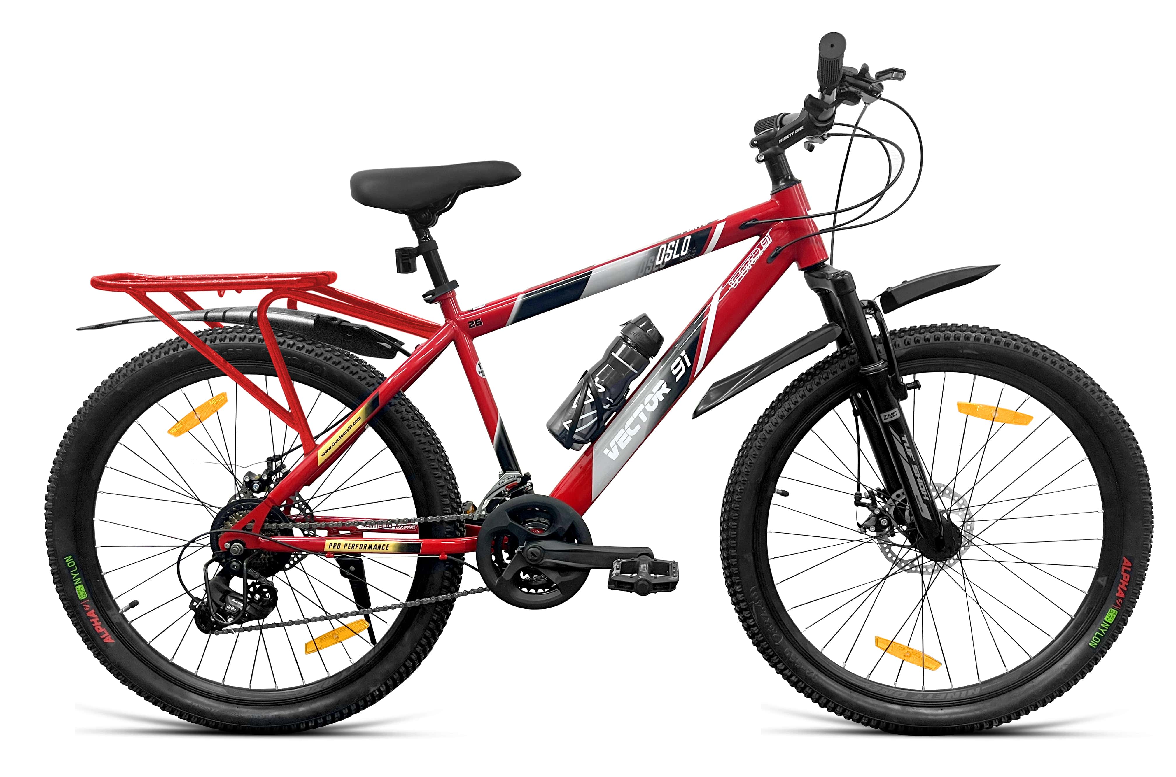 Oslo IBC D2TX 26T 21 Speed 90 SKD (Red Silver) image 1