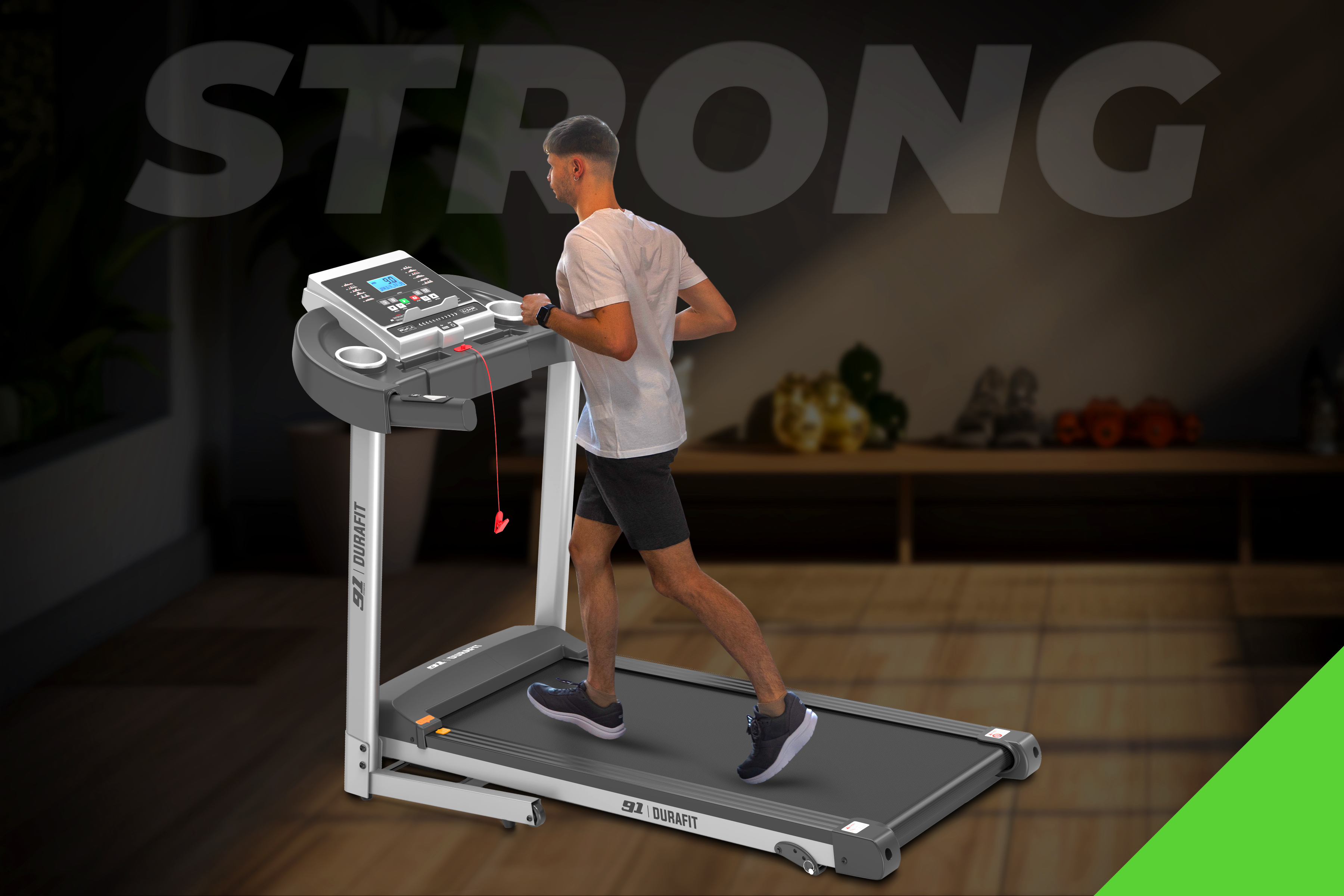 Buy Strong Single Function Treadmill by 91Fitness Online 91 X