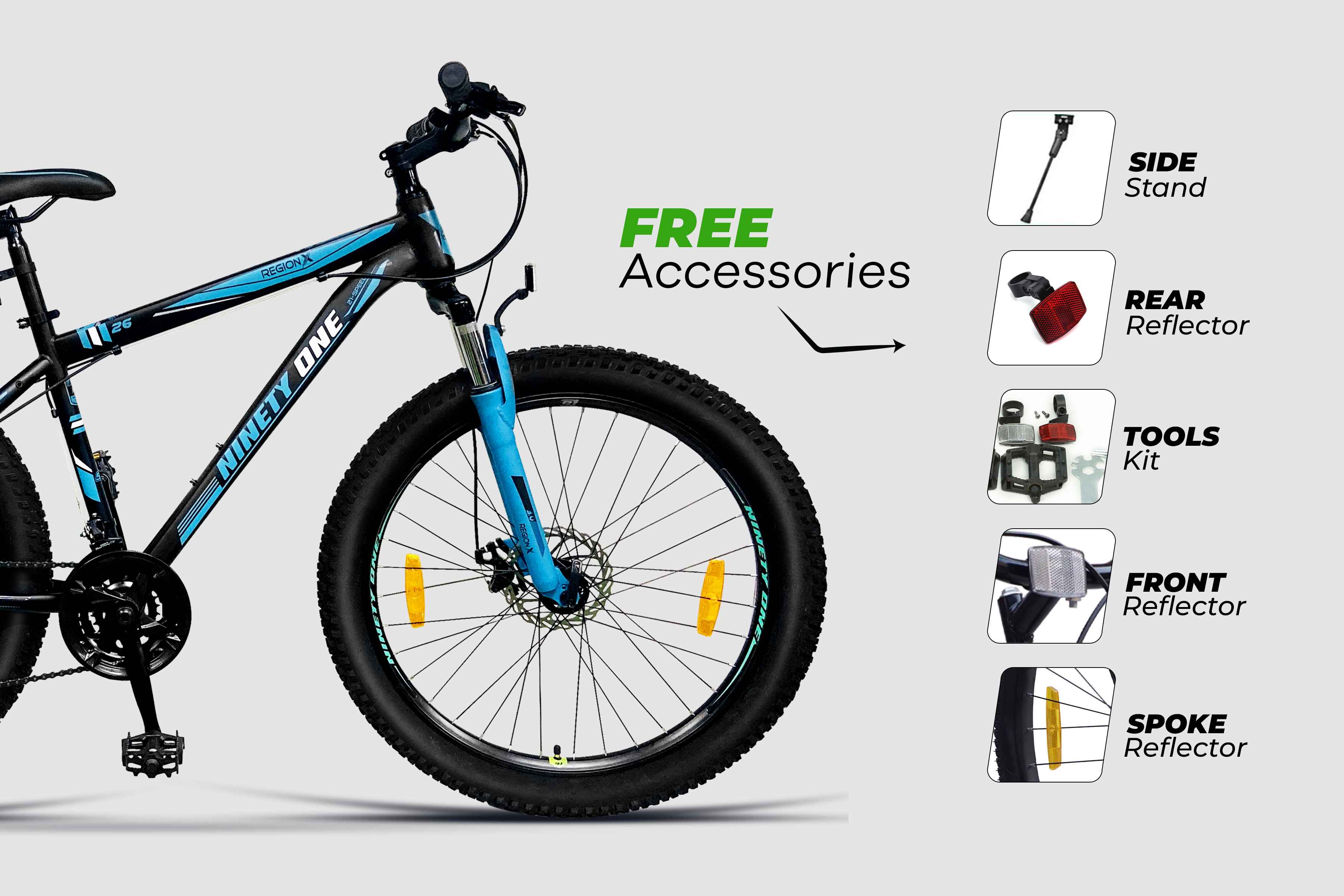 Buy RegionX 26T Multi Speed Cycle by 91 Online Ninety One Bicycles