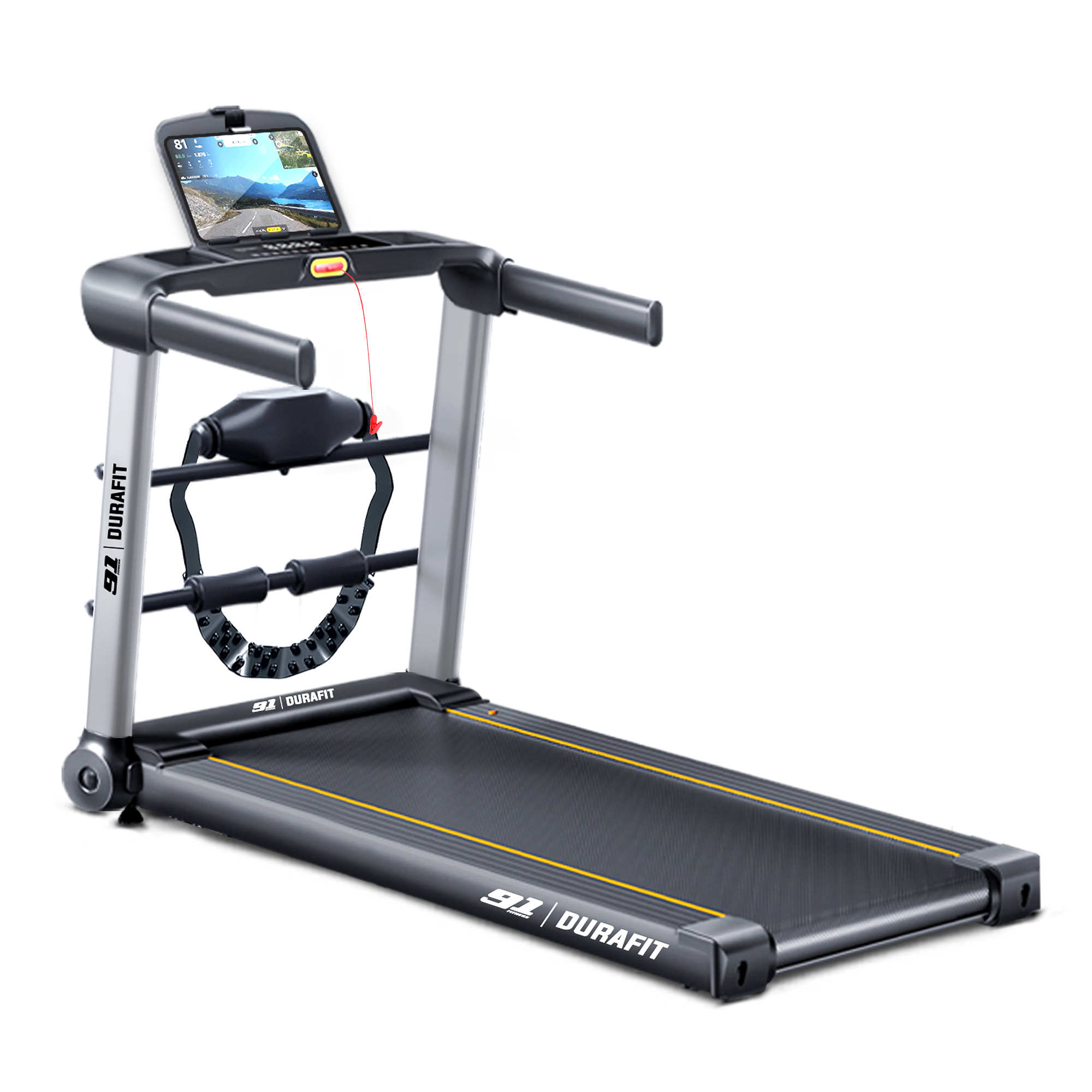 Ace Pro Multi Function Treadmill (Black) image 1