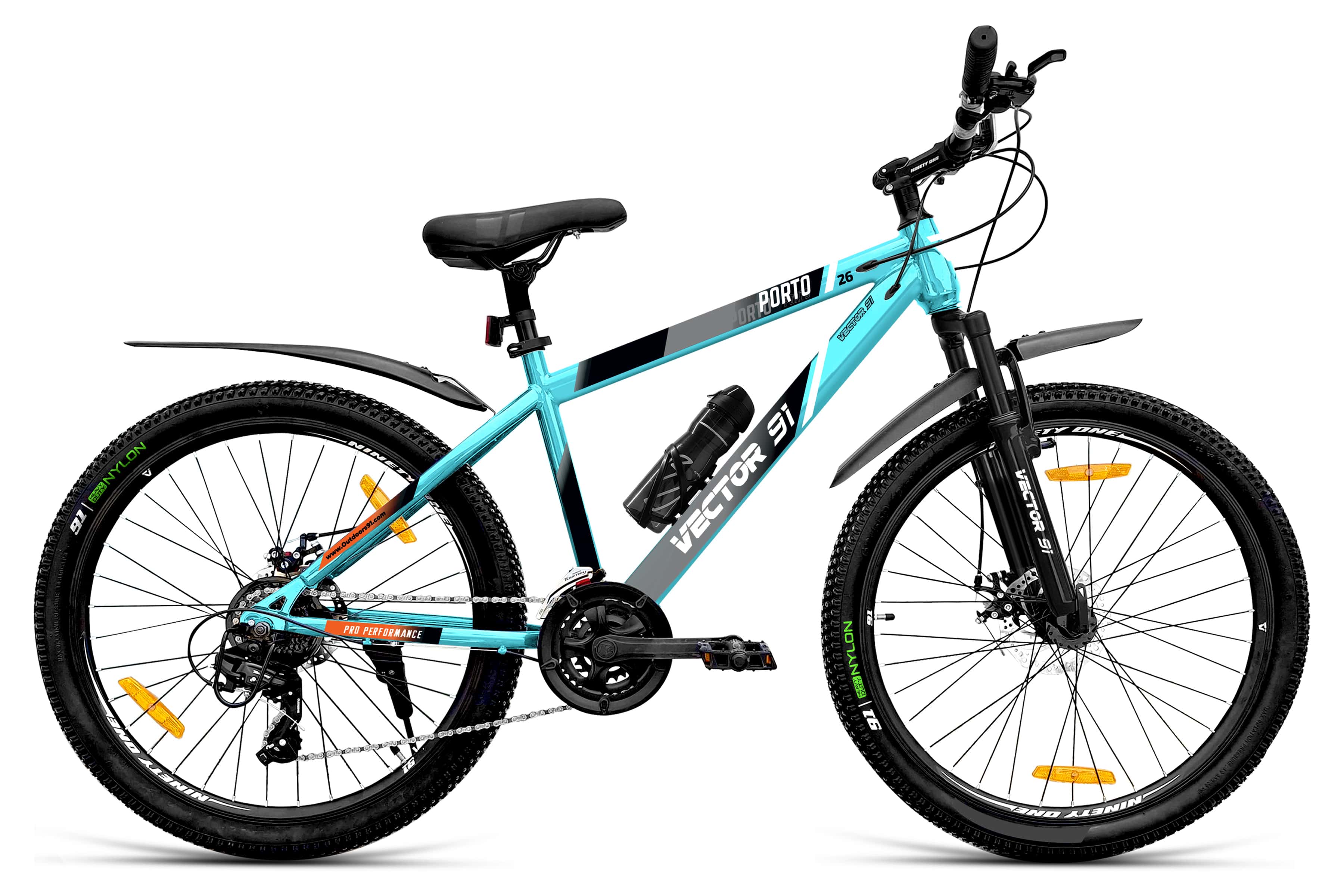 Porto D2TX 27 5T 21 Speed 90 SKD (Black Cyan) image 1