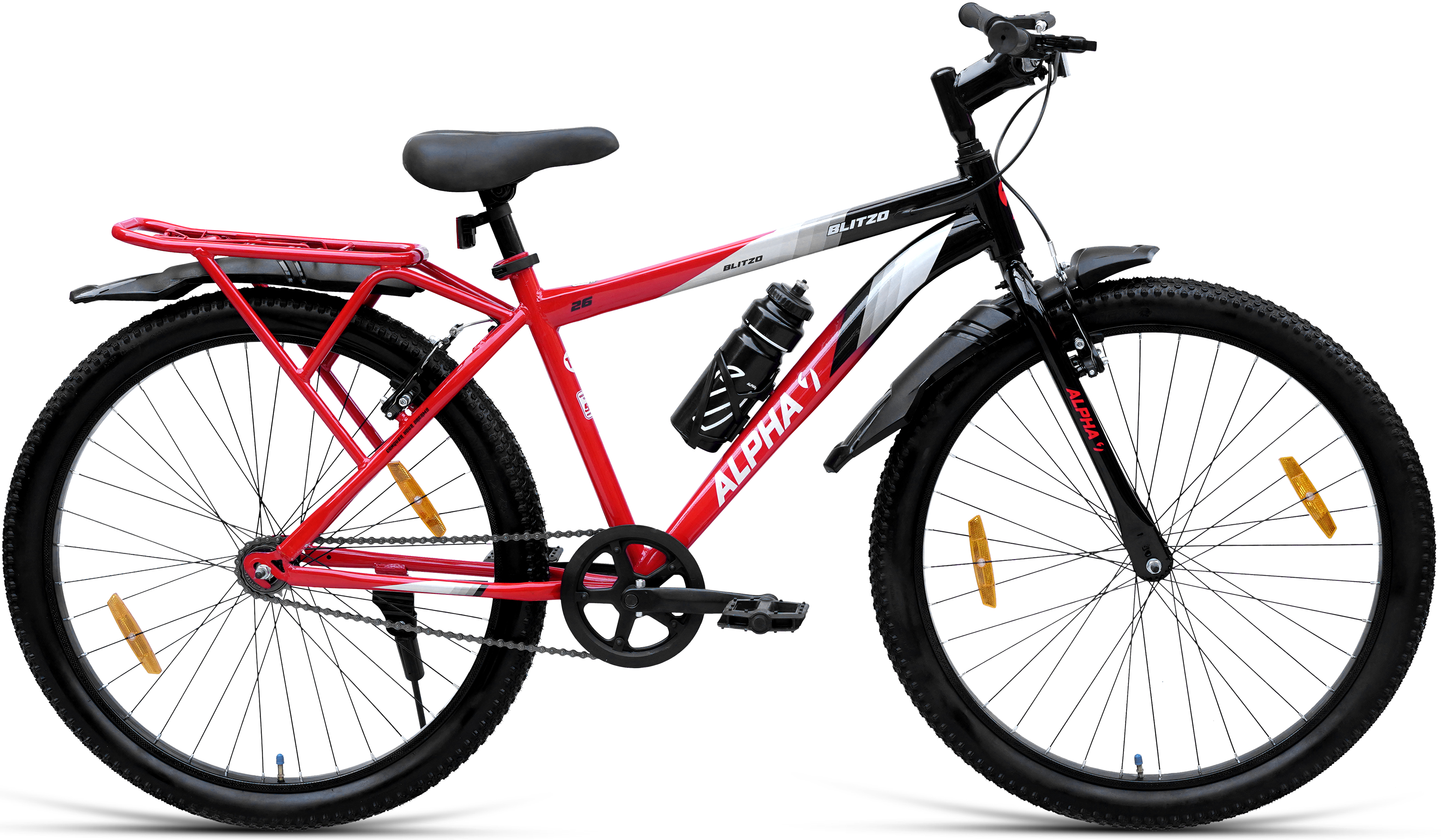 Blitzo 26T IBC CKD pack of 2 (Red Black) image 1