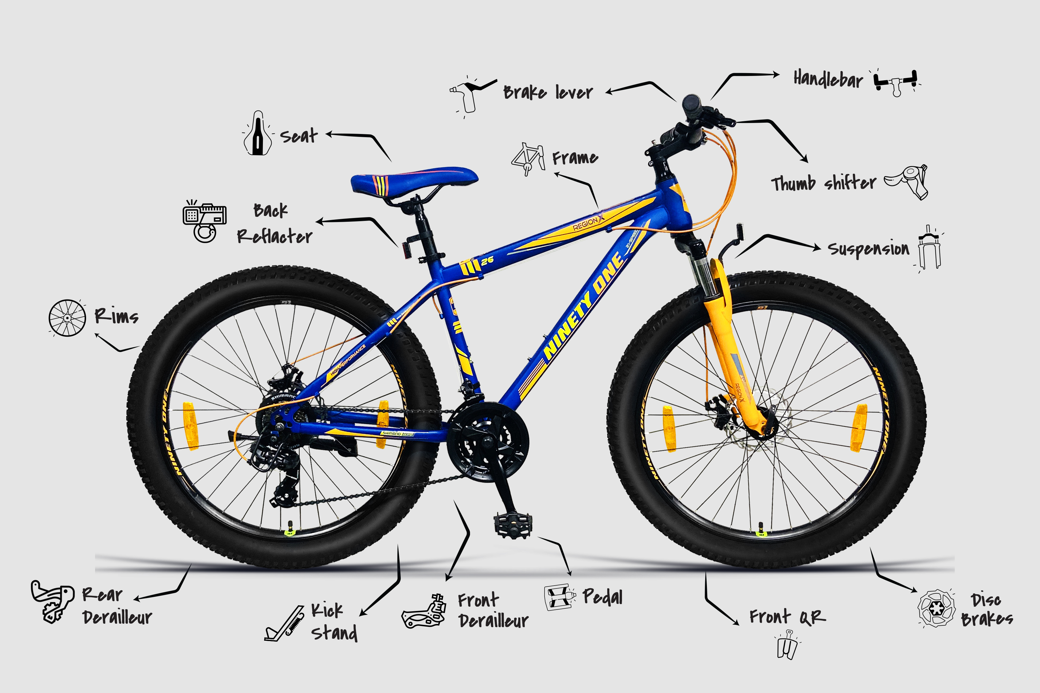 Bicicleta Mtb Look Bicicletas Look Origen Boss Vortex 18 Inch