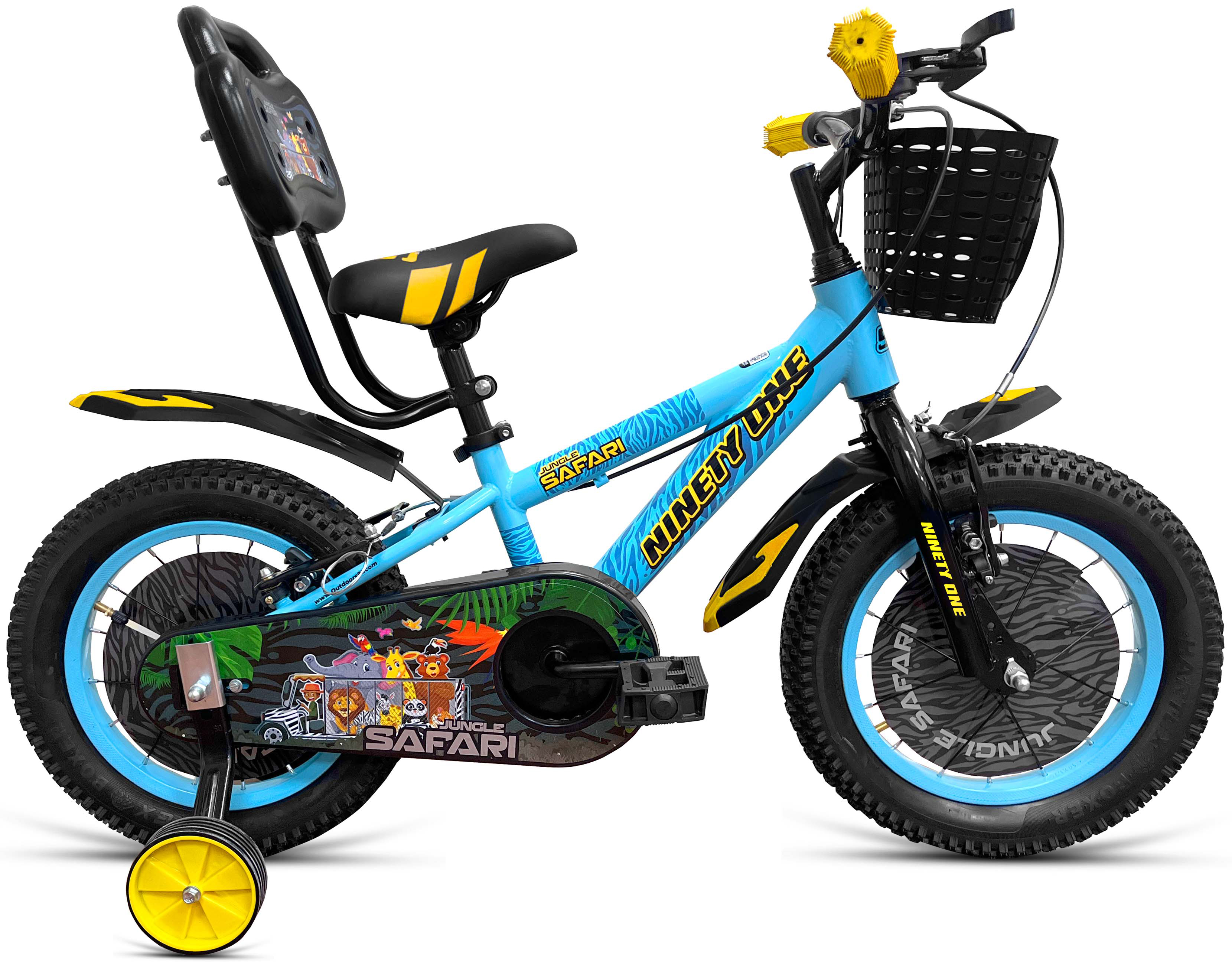 Jungle Safari 14T 90 SKD Pack of 2 (Cyan Yellow) image 1