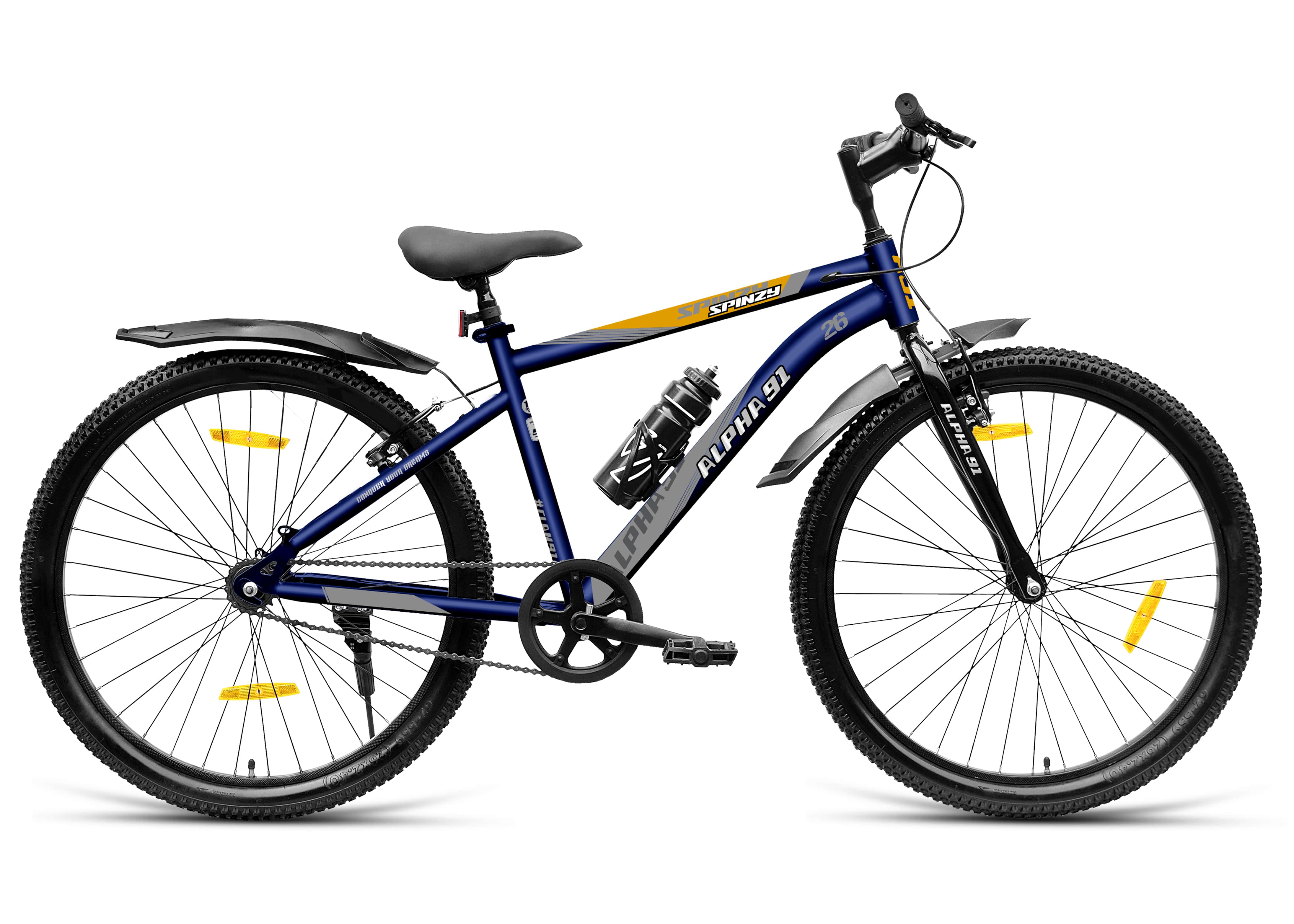 Spinzy 26T CKD pack of 2 (Blue Gold) image 1