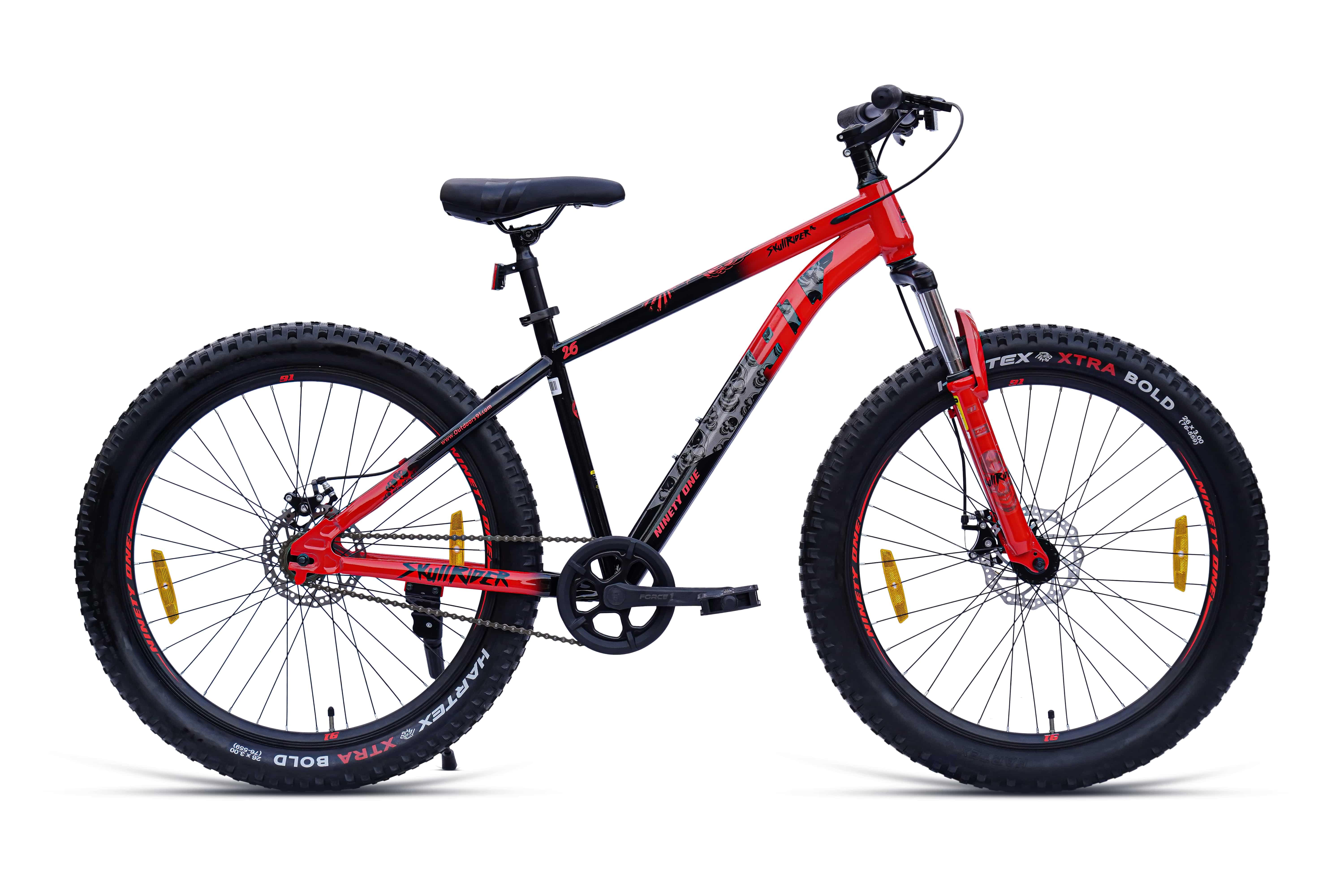 SkullRider Pro 24T (Black Red) image 1