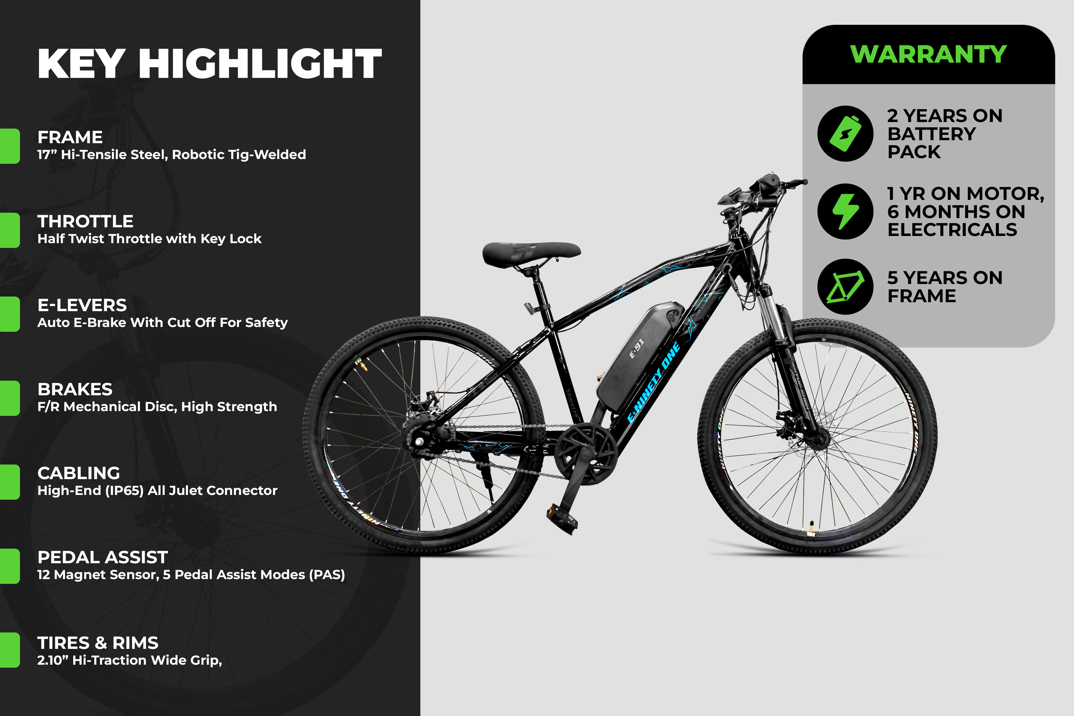 Buy ZX Pro 27.5T (10.4 Ah) Cycle by 91 Online | Ninety One Bicycles