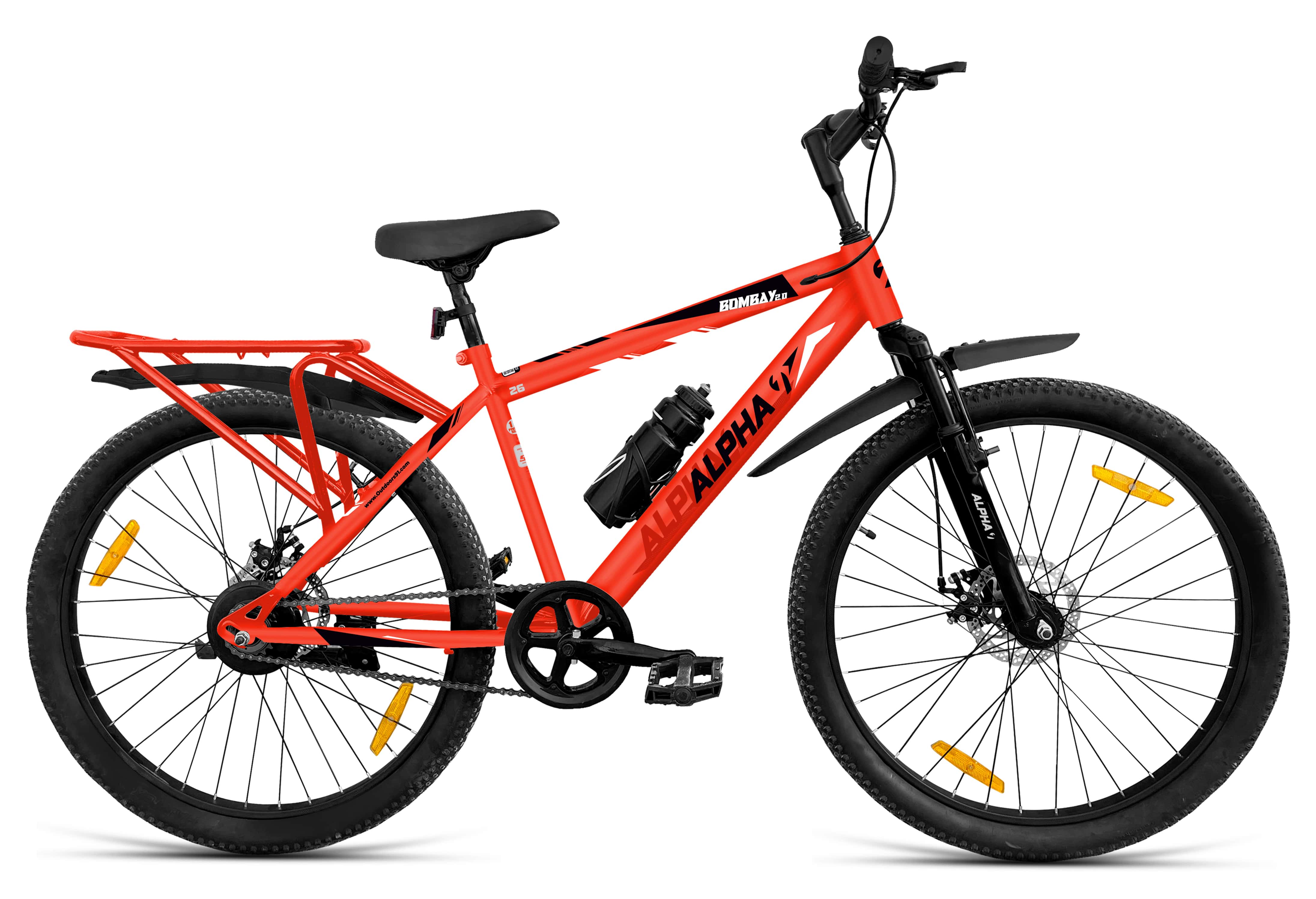 Bombay 2 0 D2TX 27T CKD Steel Rim (Red Black) image 1