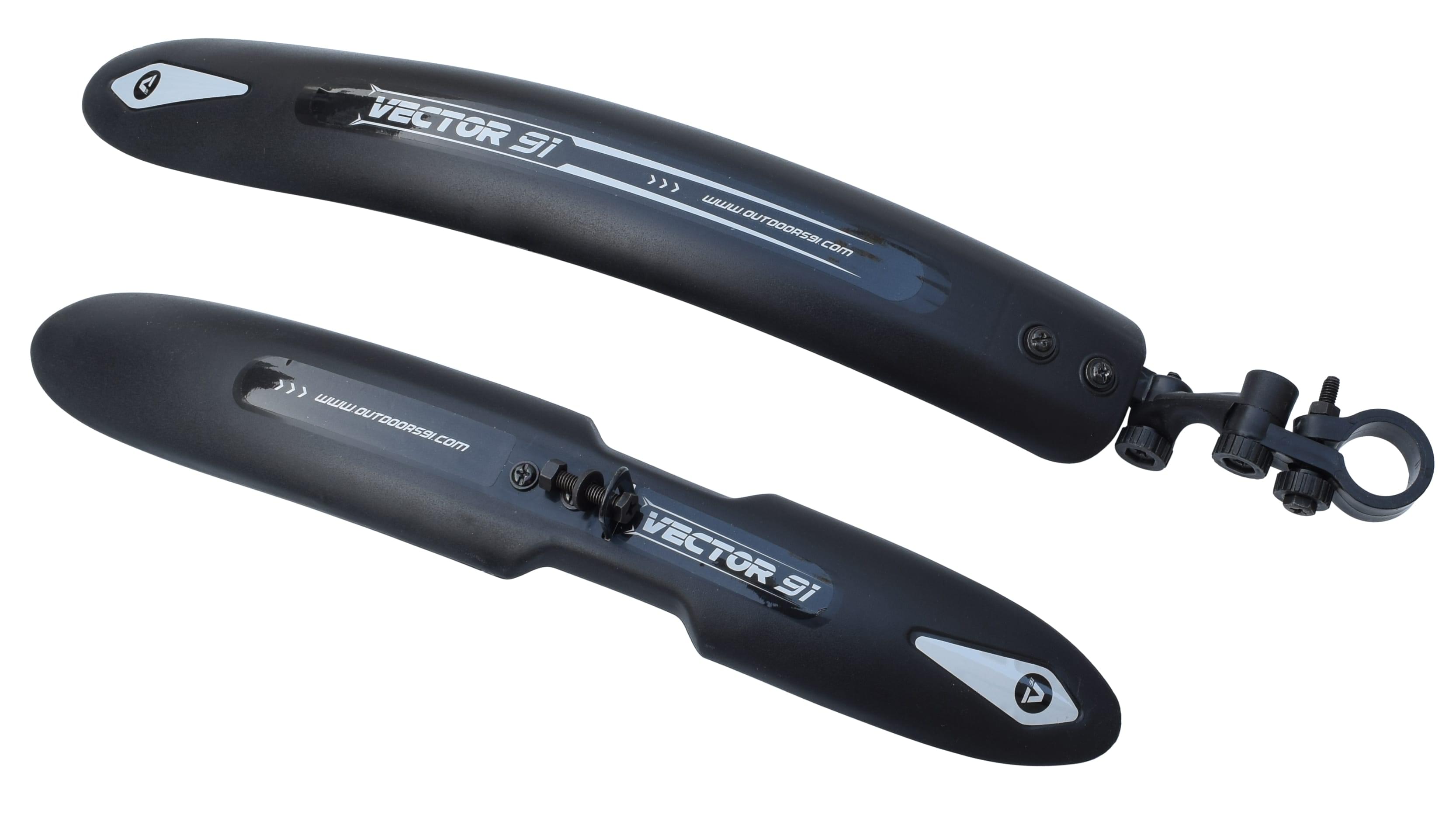 Bicycle Mudguard (Black Gray) image 1