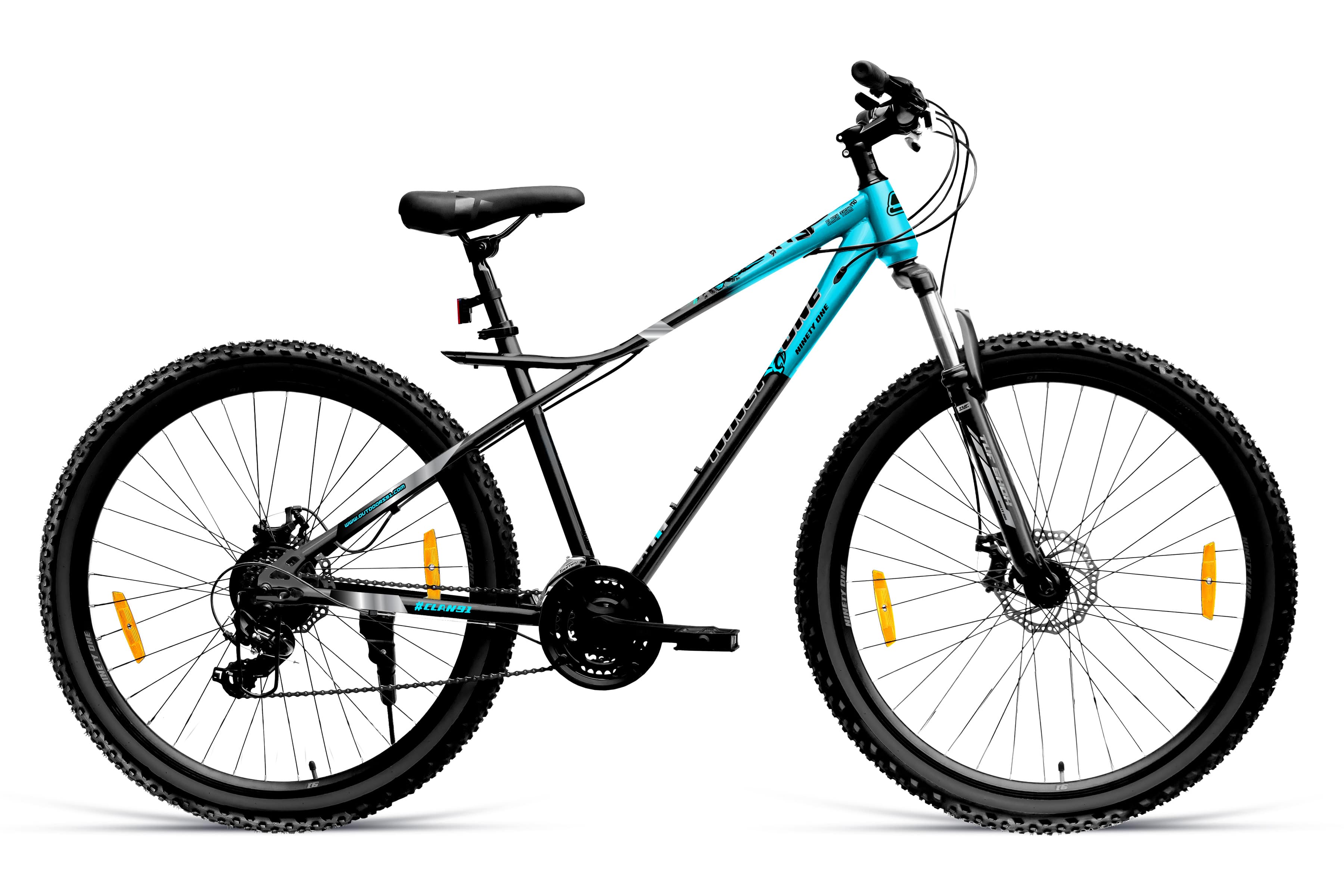 Black Tiger Pro D2TX 27T 21 Speed 90 SKD (Black Cyan) image 1