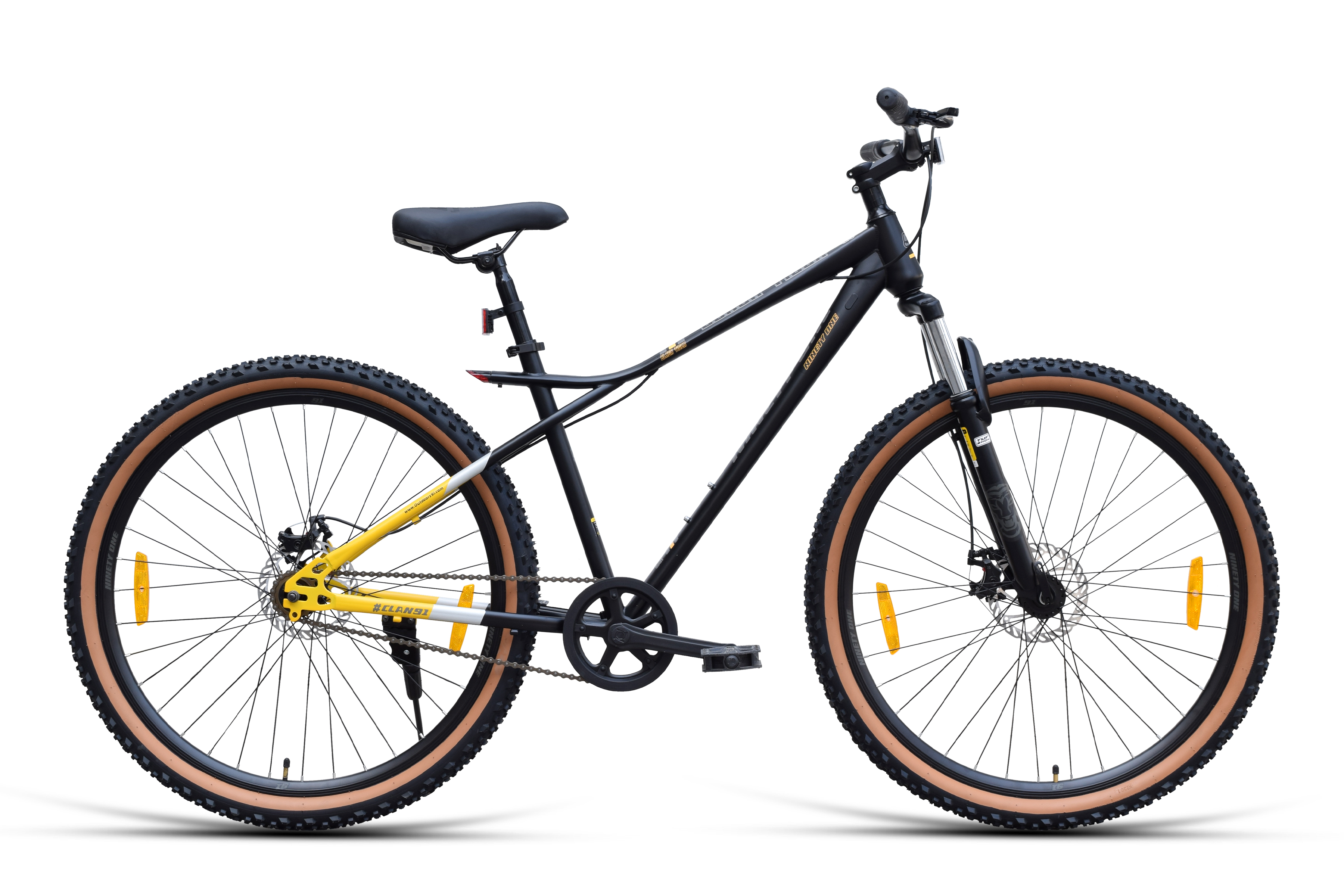 Black Tiger 27 5T Single Speed (Black Yellow) image 1