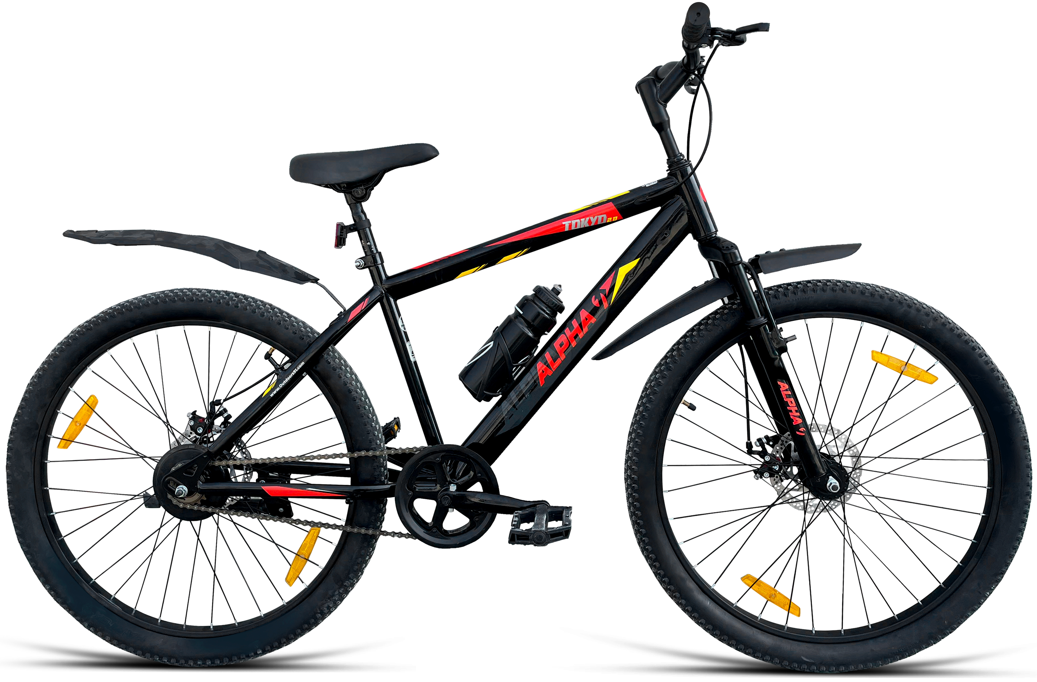 Tokyo 2 0 D2TX 29T Steel Rim (Black Red) image 1