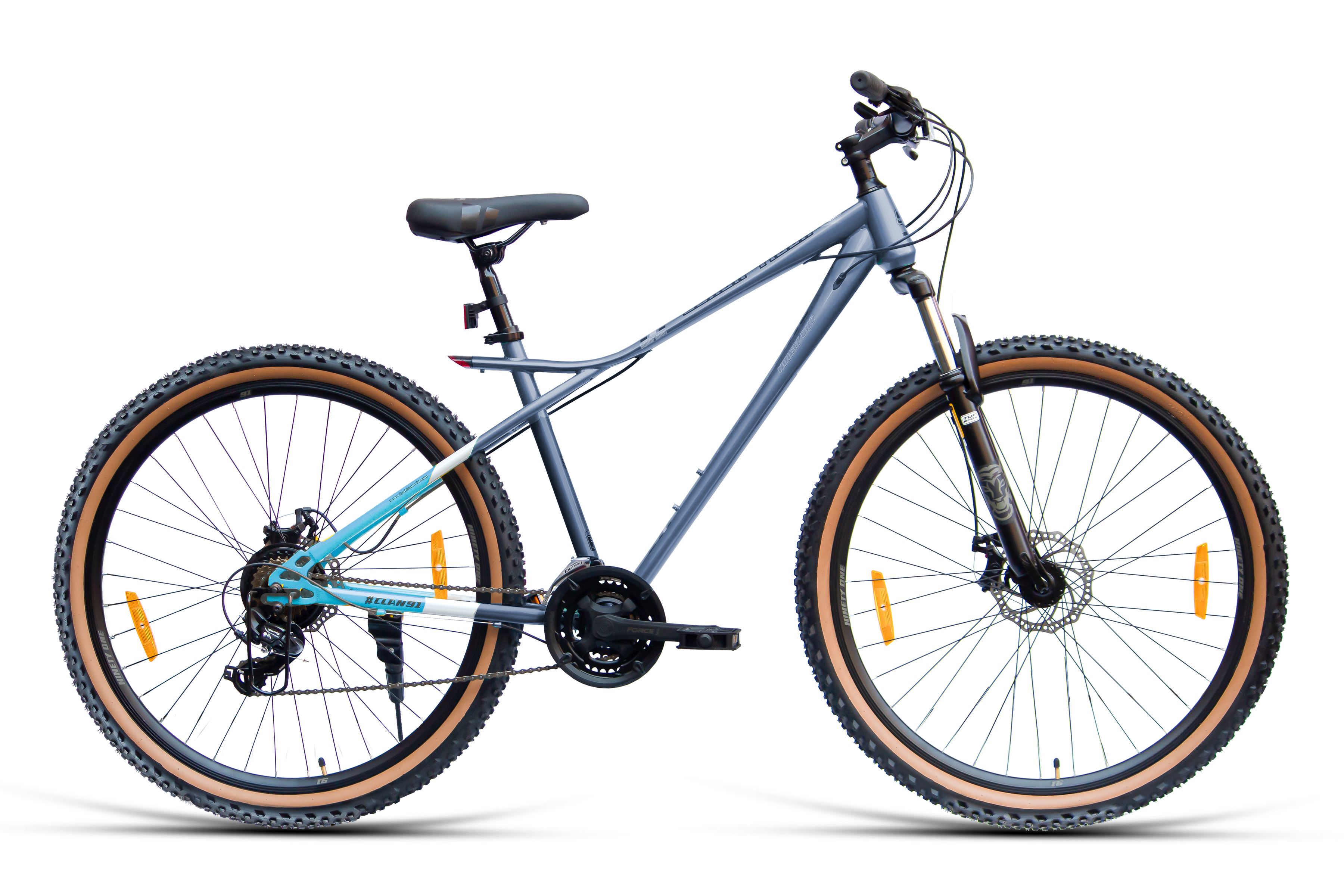 Black Tiger 24T Multi Speed (Grey Turquoise) image 1