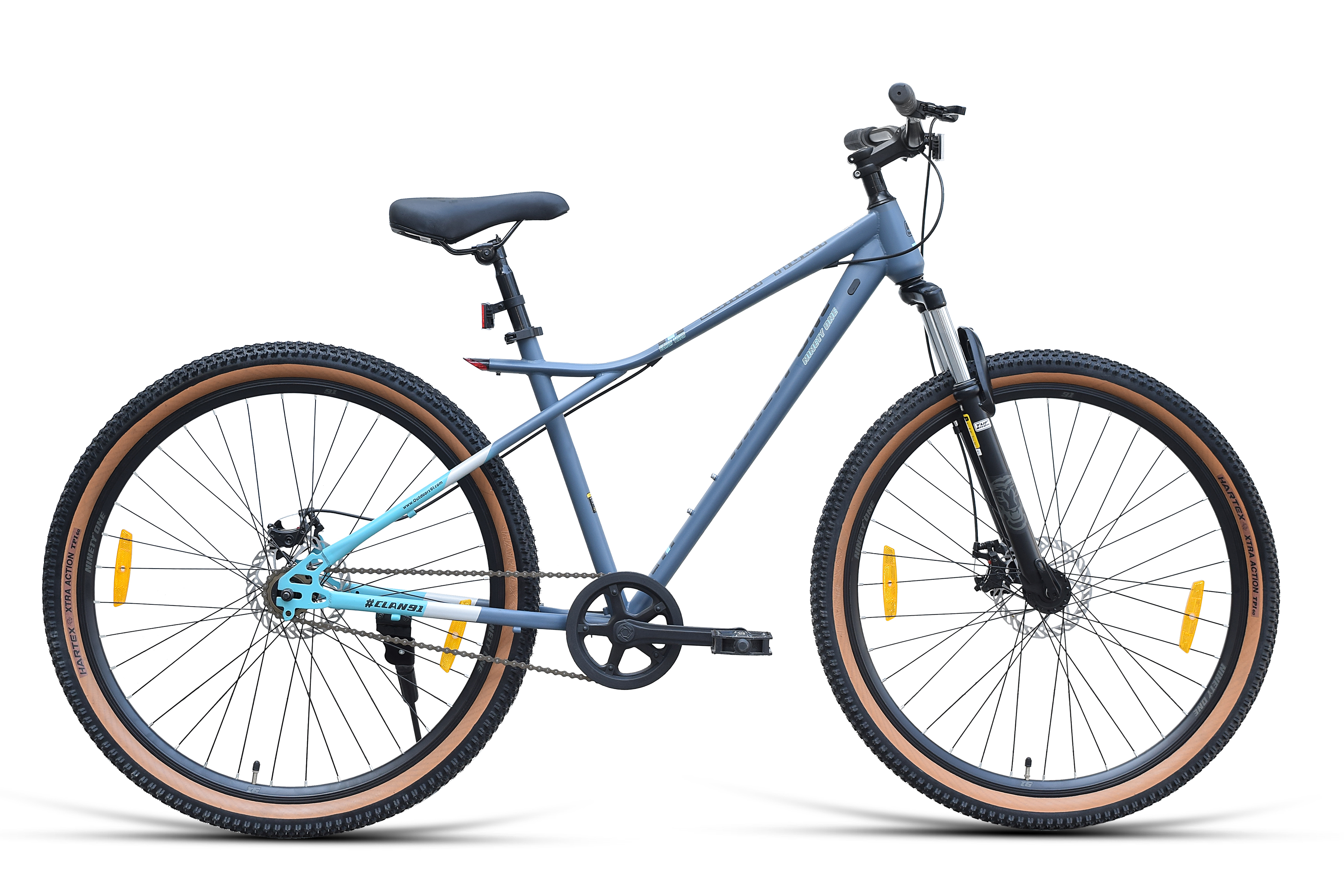 Black Tiger 26T Single Speed (Grey Turqouise) image 1