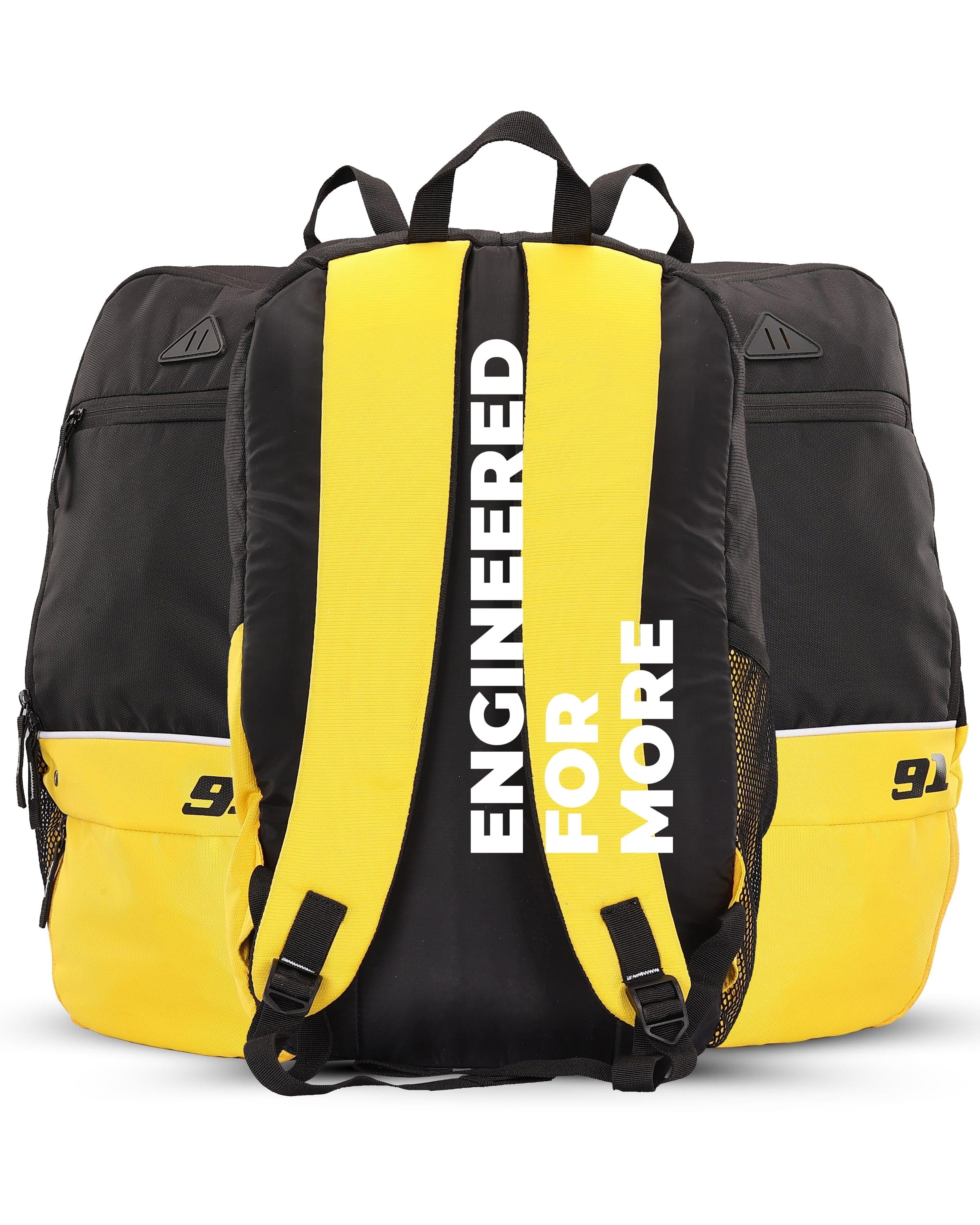 Black and yellow on sale backpack