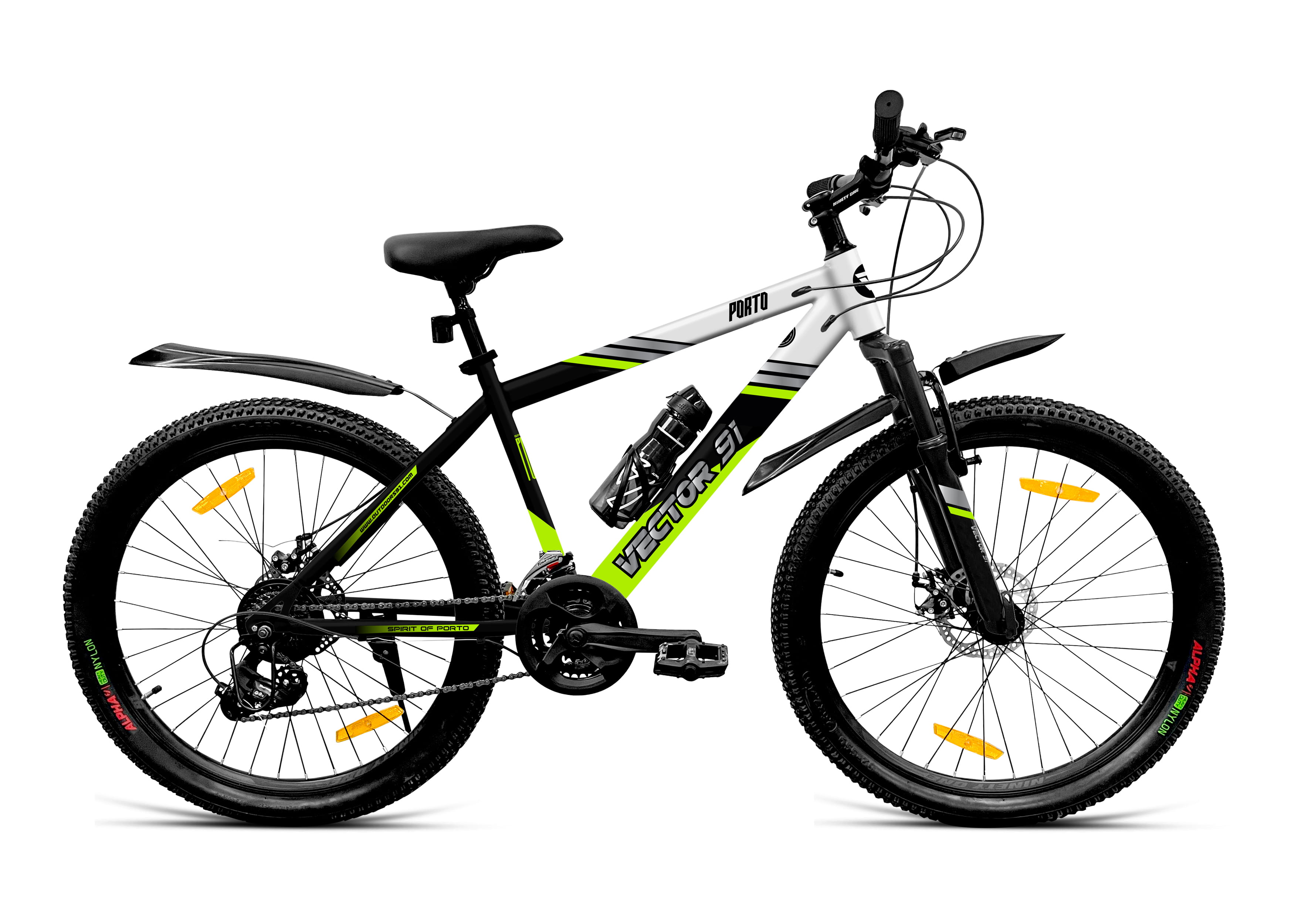 Porto D2TX 29T 21 Speed 90 SKD (Silver Green) image 1