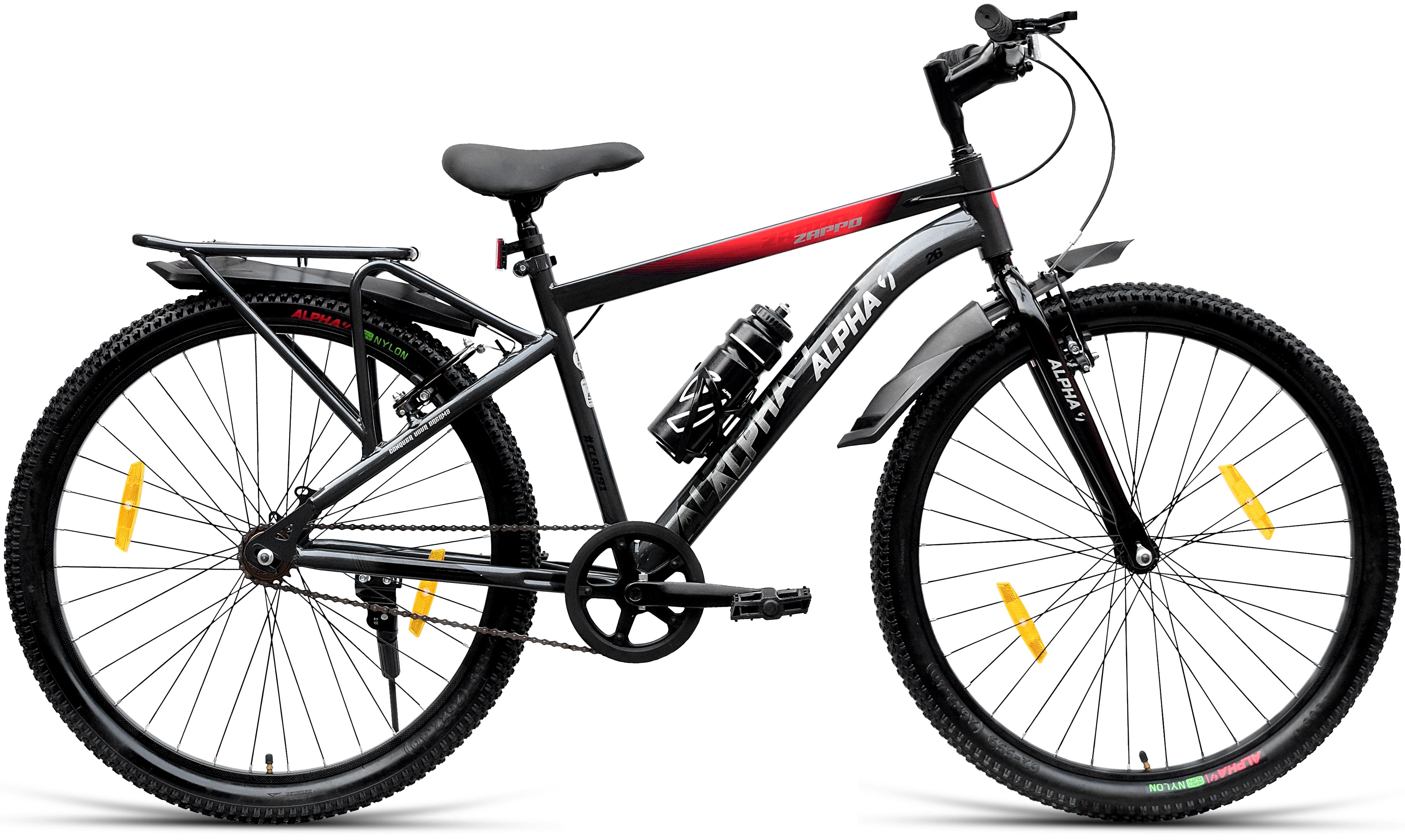 Spinzy 26T CKD pack of 2 (Grey Red) image 1