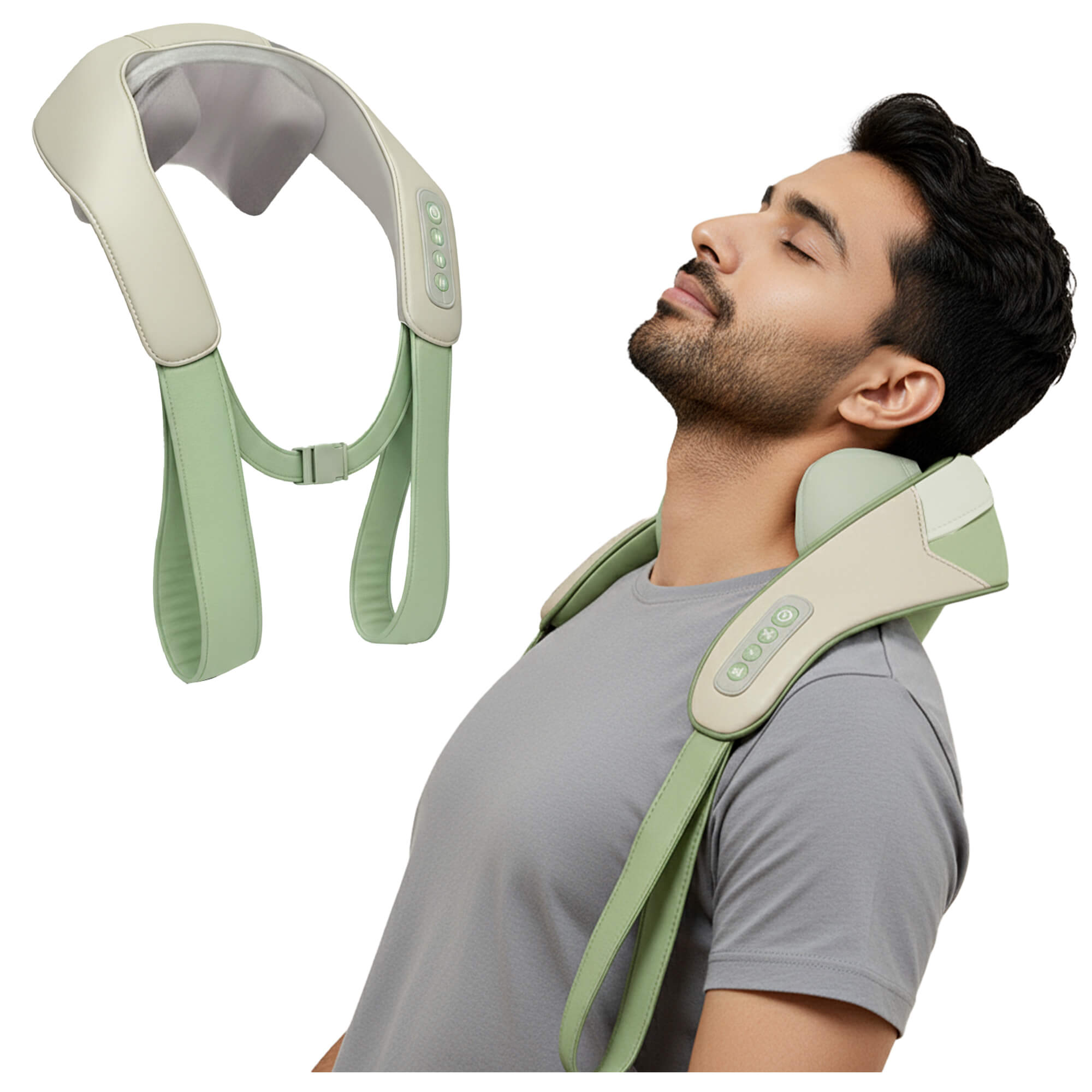 Nexa Neck Massager Dual Color Green (Green) image 1