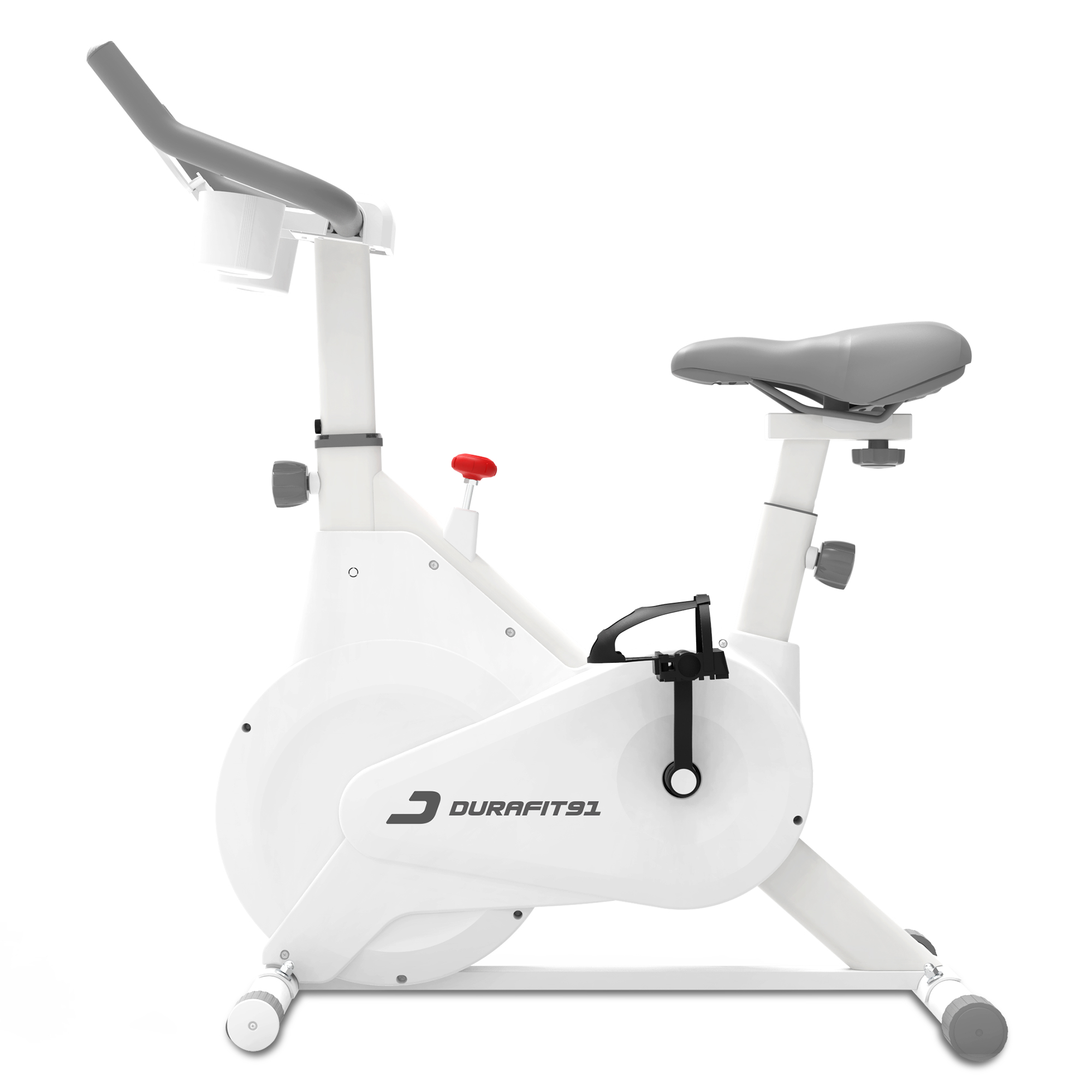 Pacer Spin Bike (White) image 1