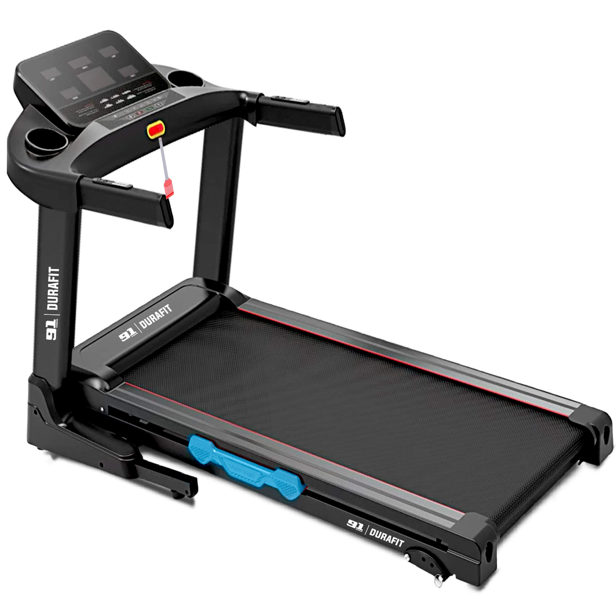 Solid Single Function Treadmill (Black) image 1