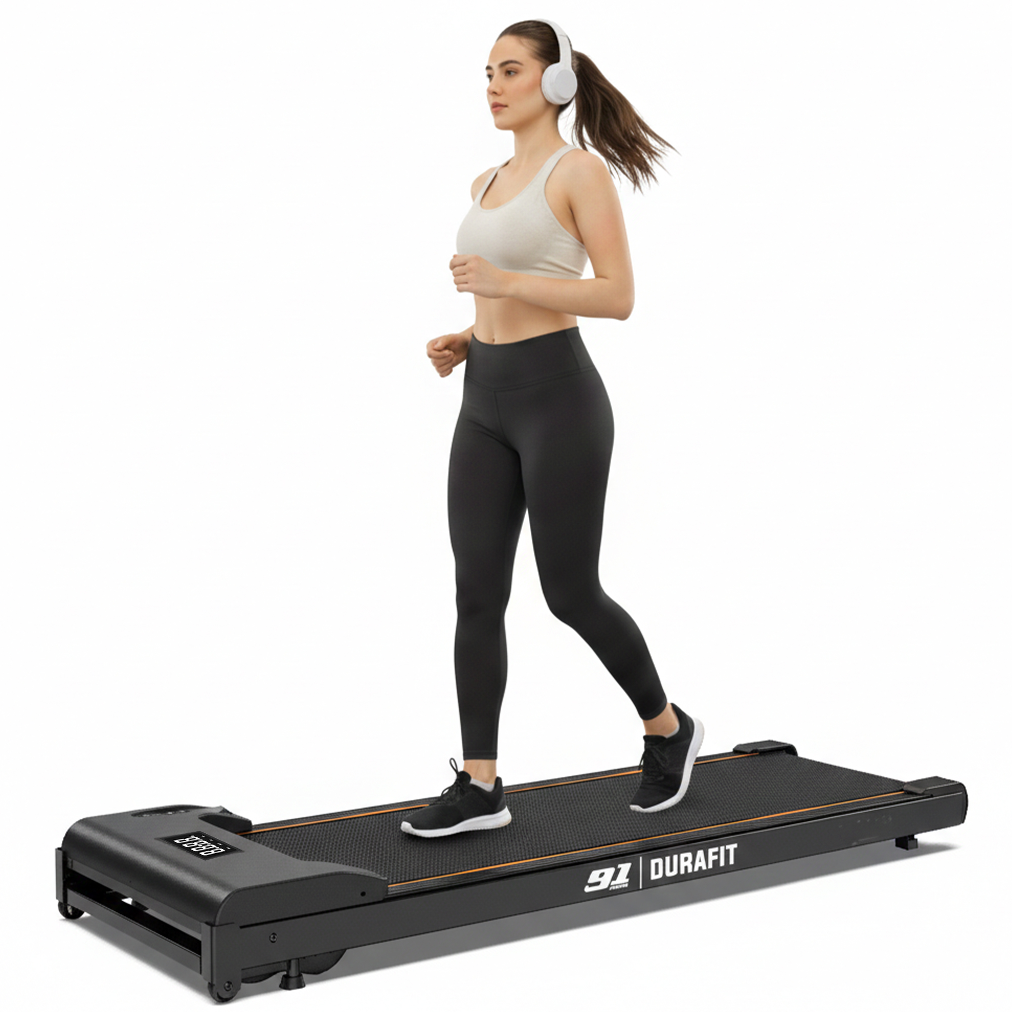 Compact Lite Single Function Treadmill (Black) image 1