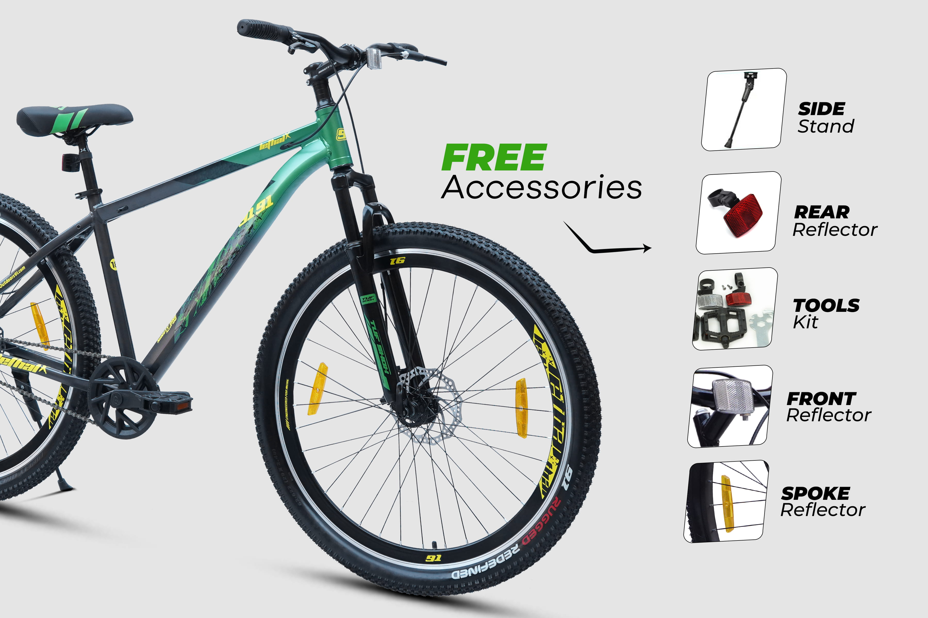 Buy Lethal X Alloy 29T Cycle by 91 Online | Ninety One Bicycles
