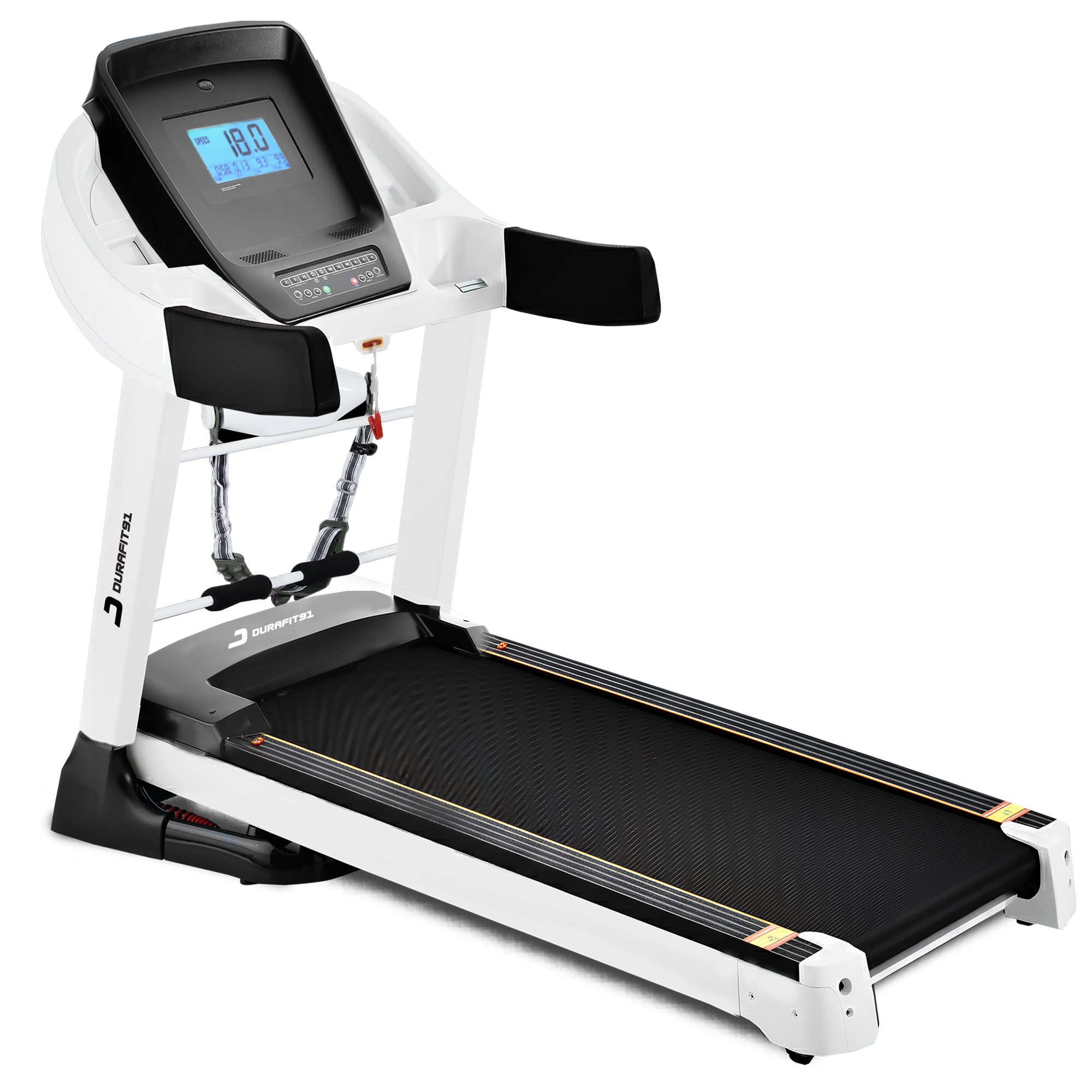 Ranger Treadmill with Massager (Silver White) image 1