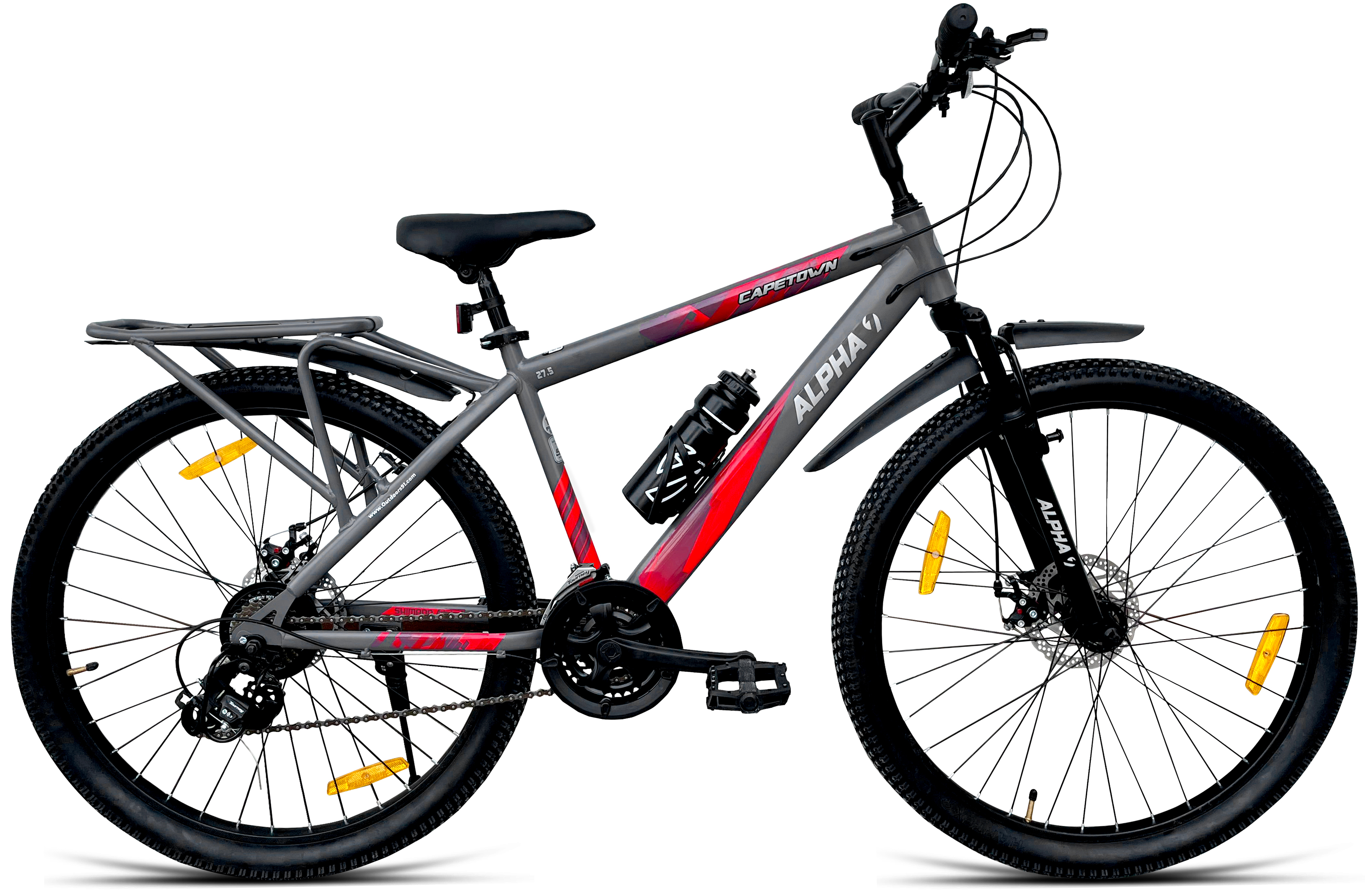 Capetown IBC 26T 21 Speed (Grey Red) image 1