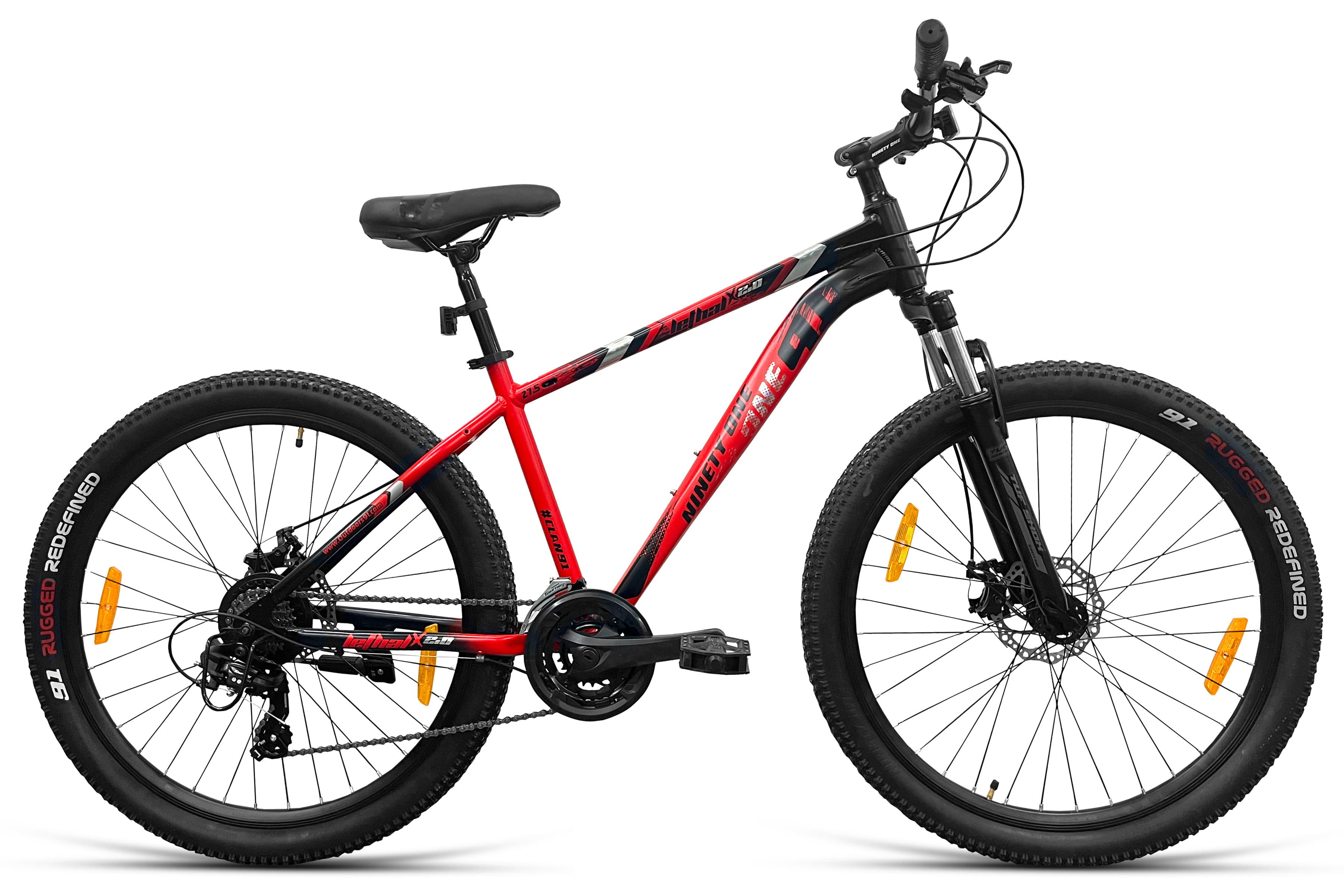 Lethal X D2TX 2 0 Alloy 24T 21 Speed 90 SKD (Red Black) image 1