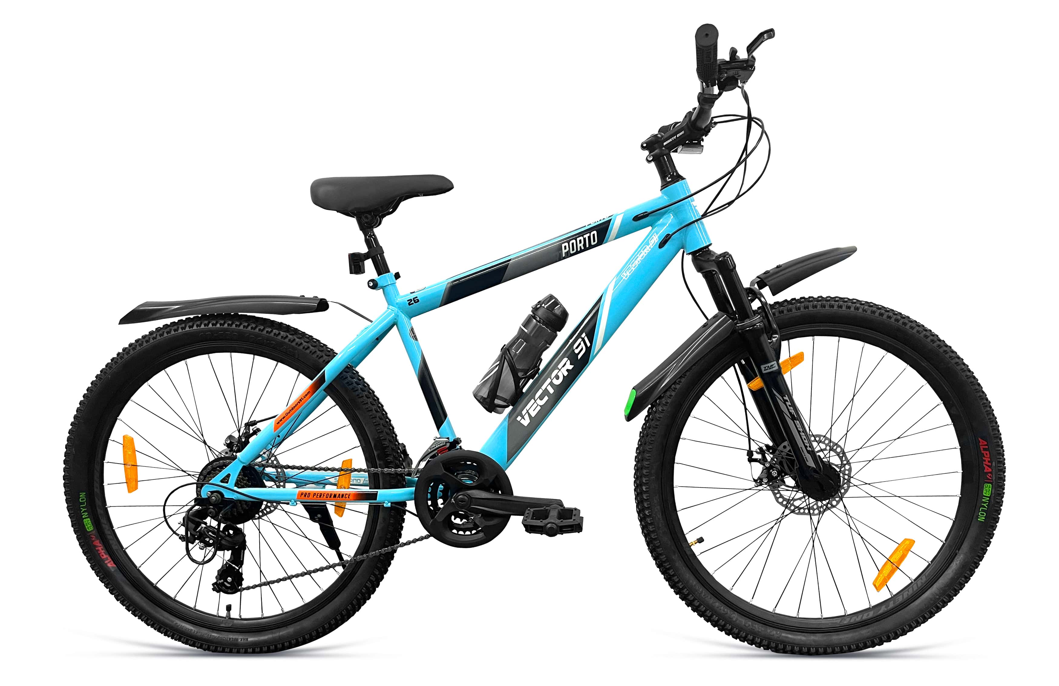 Porto D2TX 27 5T 21 Speed 90 SKD (Black Cyan) image 1