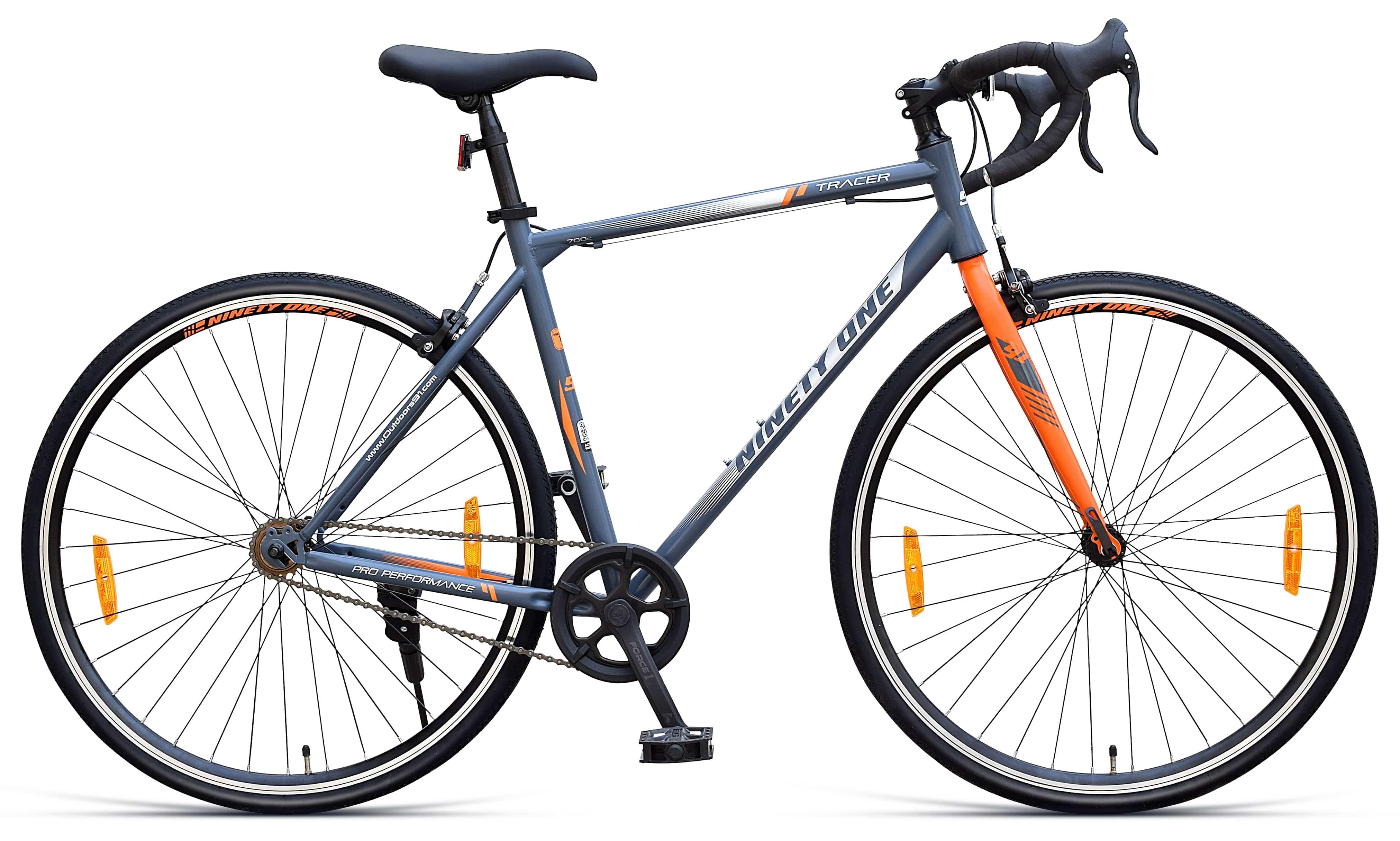 Top Selling Road Bikes - Tracer 700C Gray Orange 19