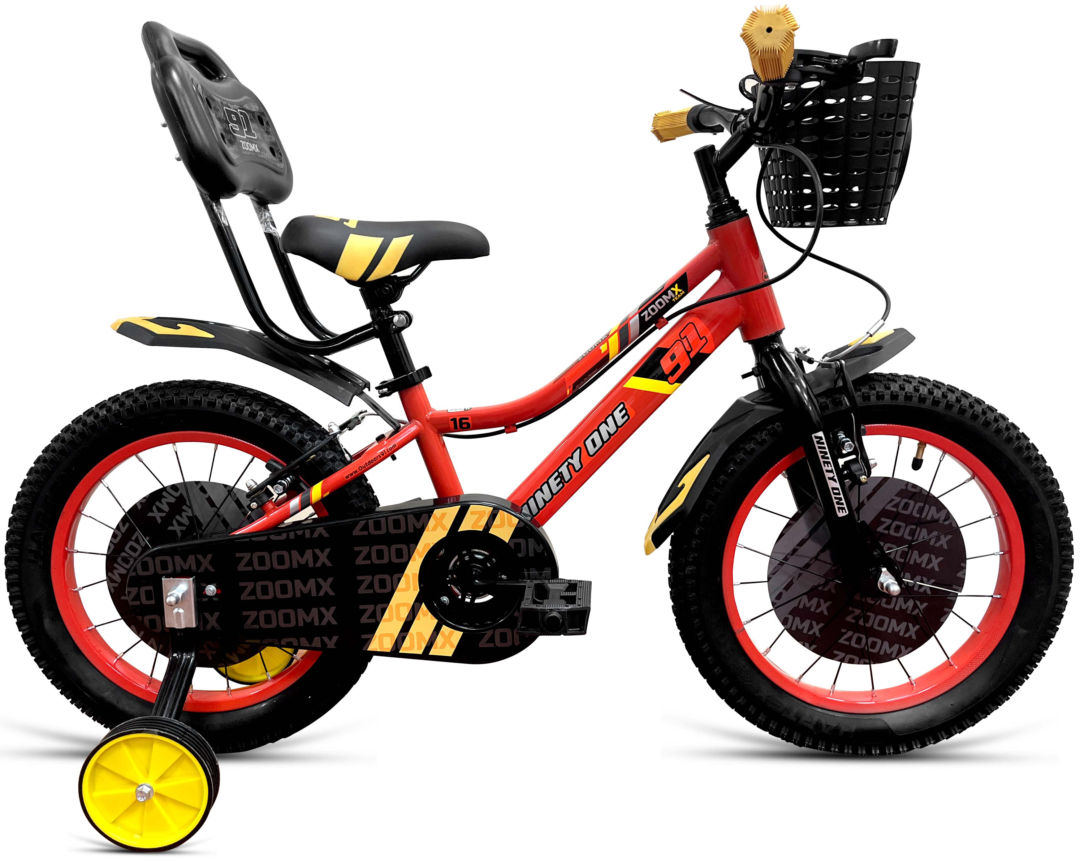 Zoom X 16T 90 SKD Pack of 2 (Red Yellow) image 1