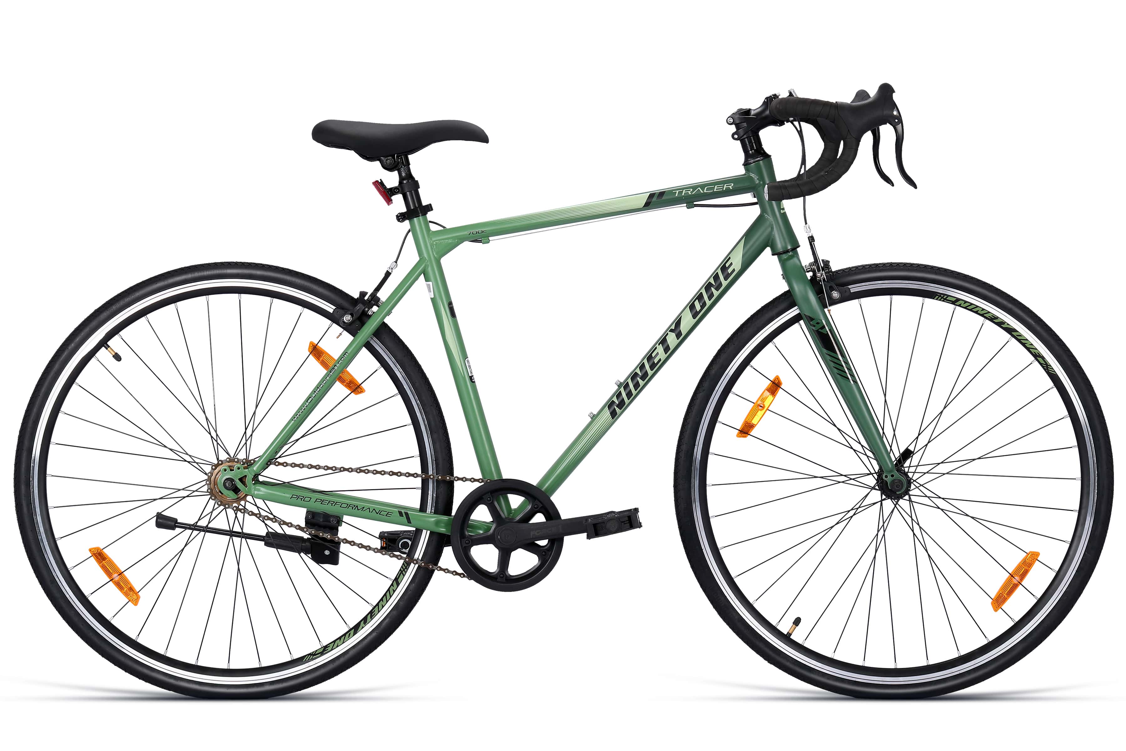 Tracer 700C Single Speed Army Green 21