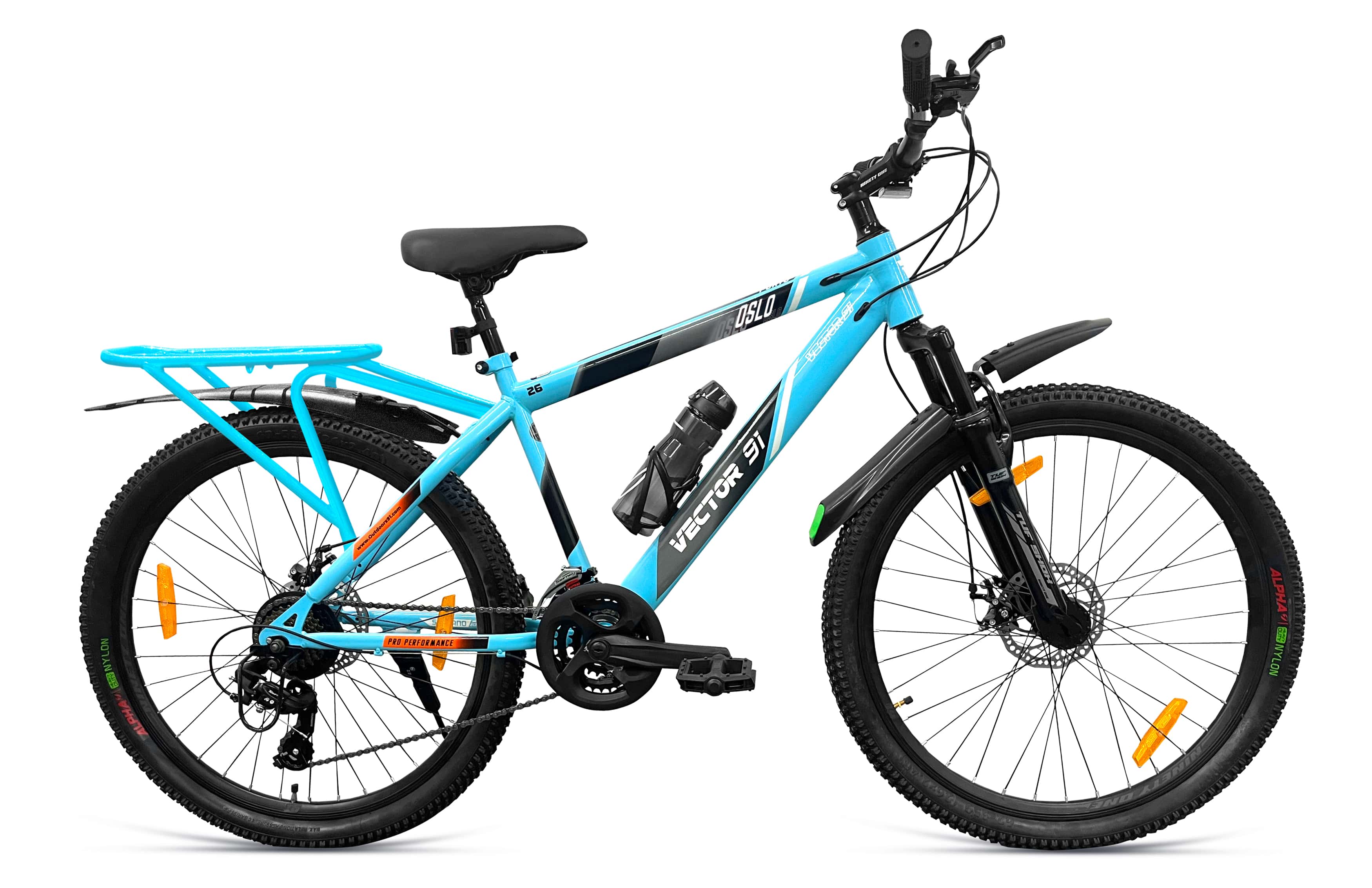 Oslo IBC D2TX 24T 21 Speed 90 SKD (Black Cyan) image 1