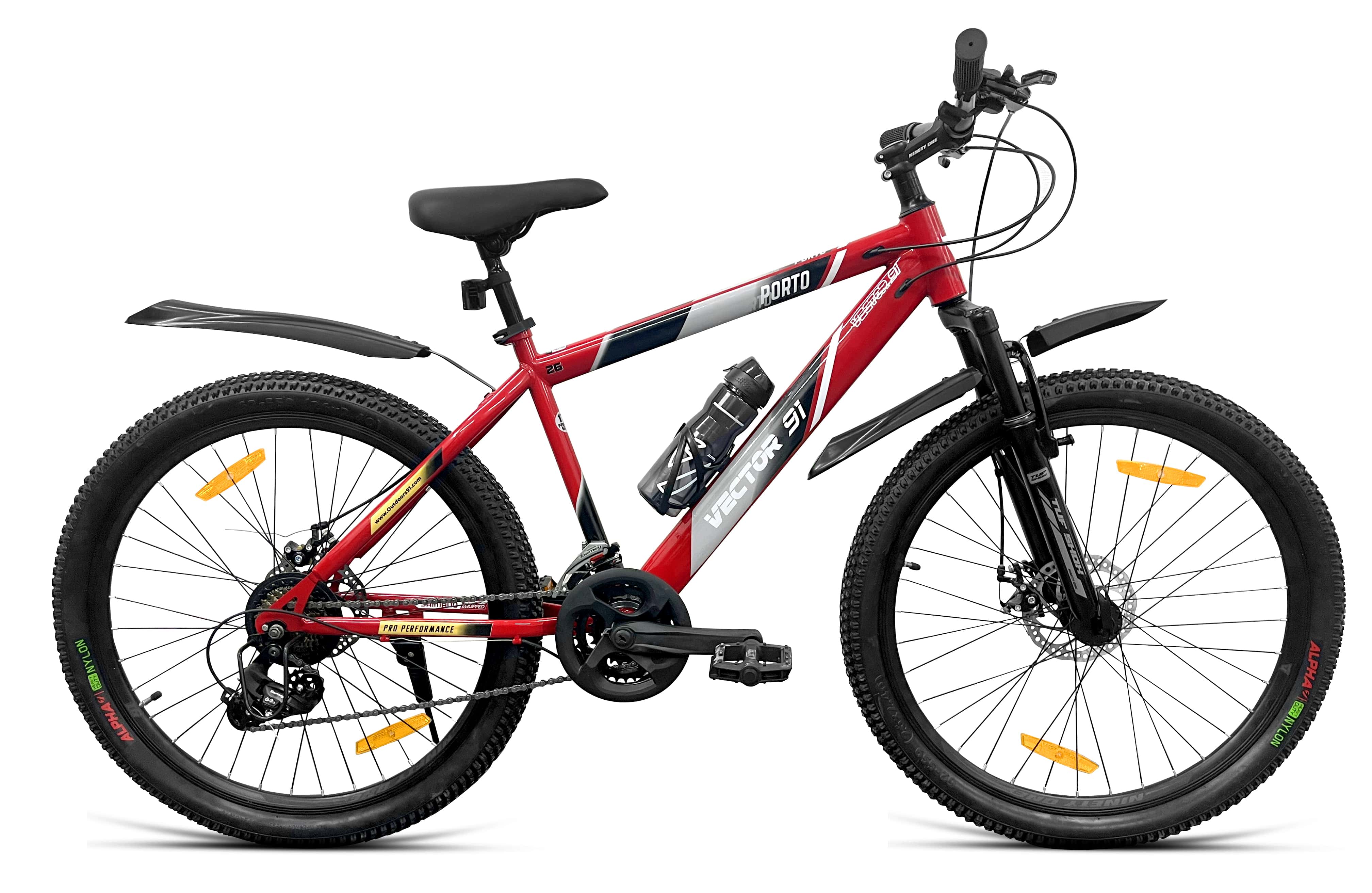 Porto D2TX 27 5T 21 Speed 90 SKD (Red Silver) image 1