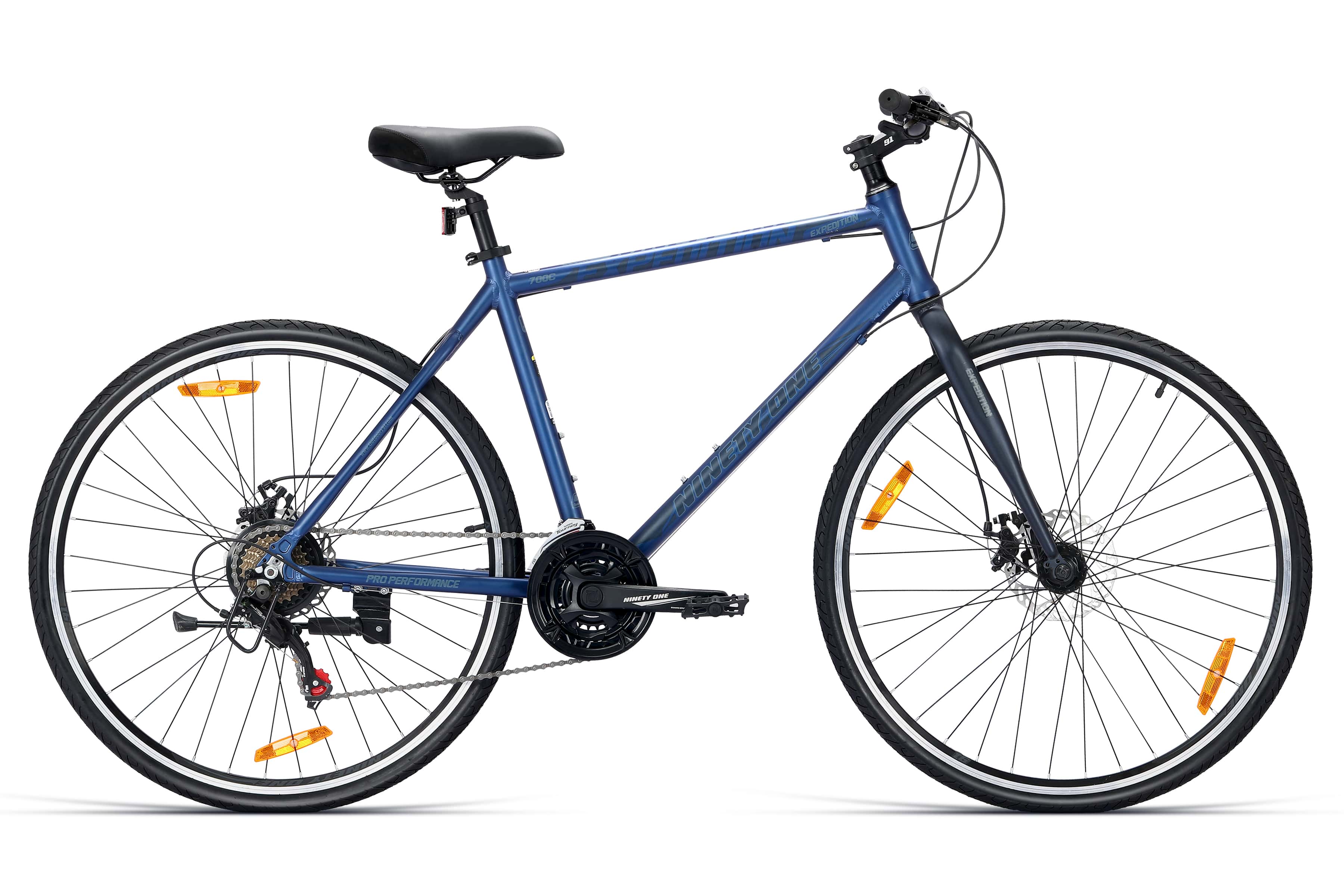 Top Selling Hybrid Bikes - Expedition 700C New Edition Navy Blue at Rs. 19999 by Ninety One Cycle