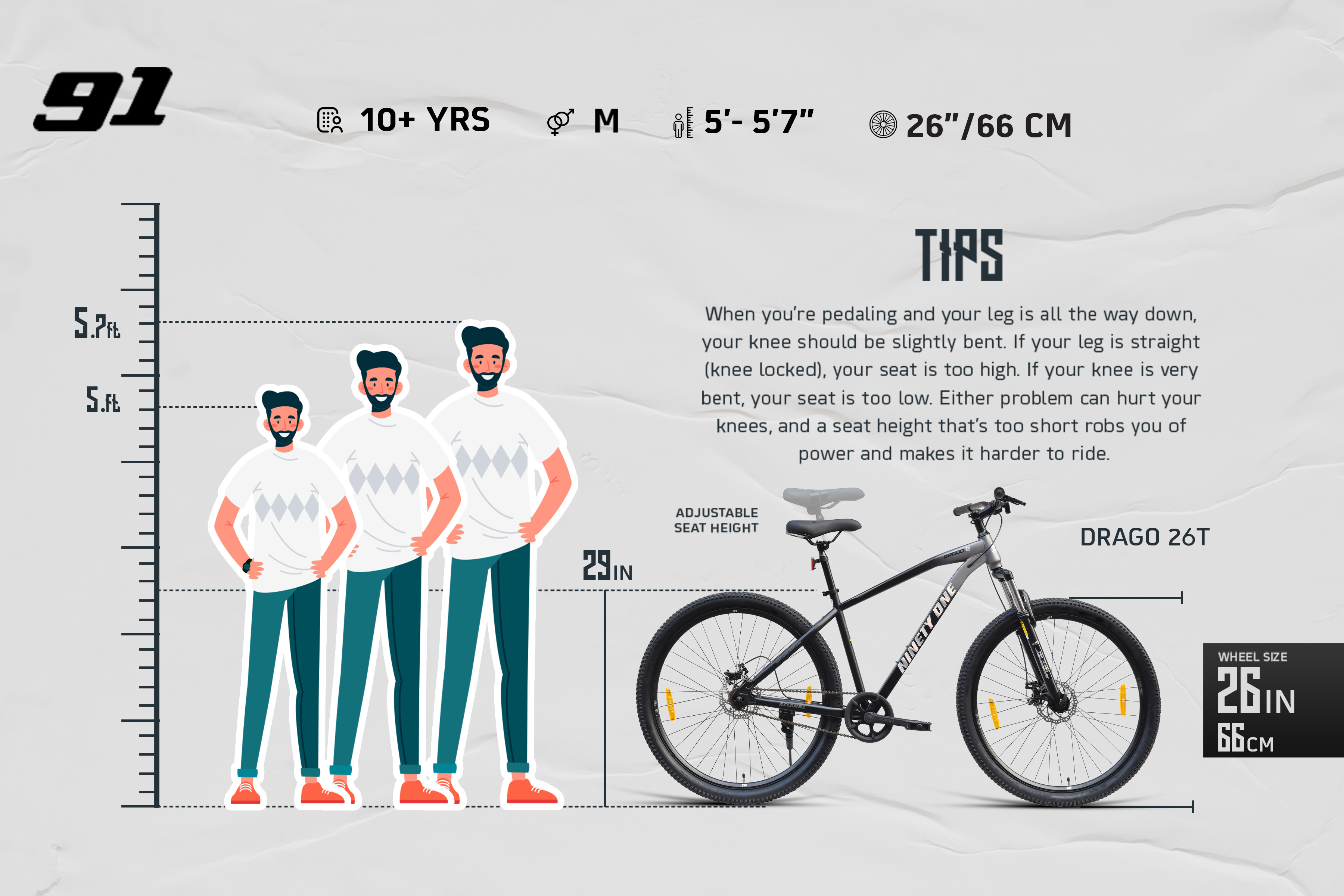 Mtb 5ft What Size Bike Frame Mtb Proper Bike Size By Height Inseam