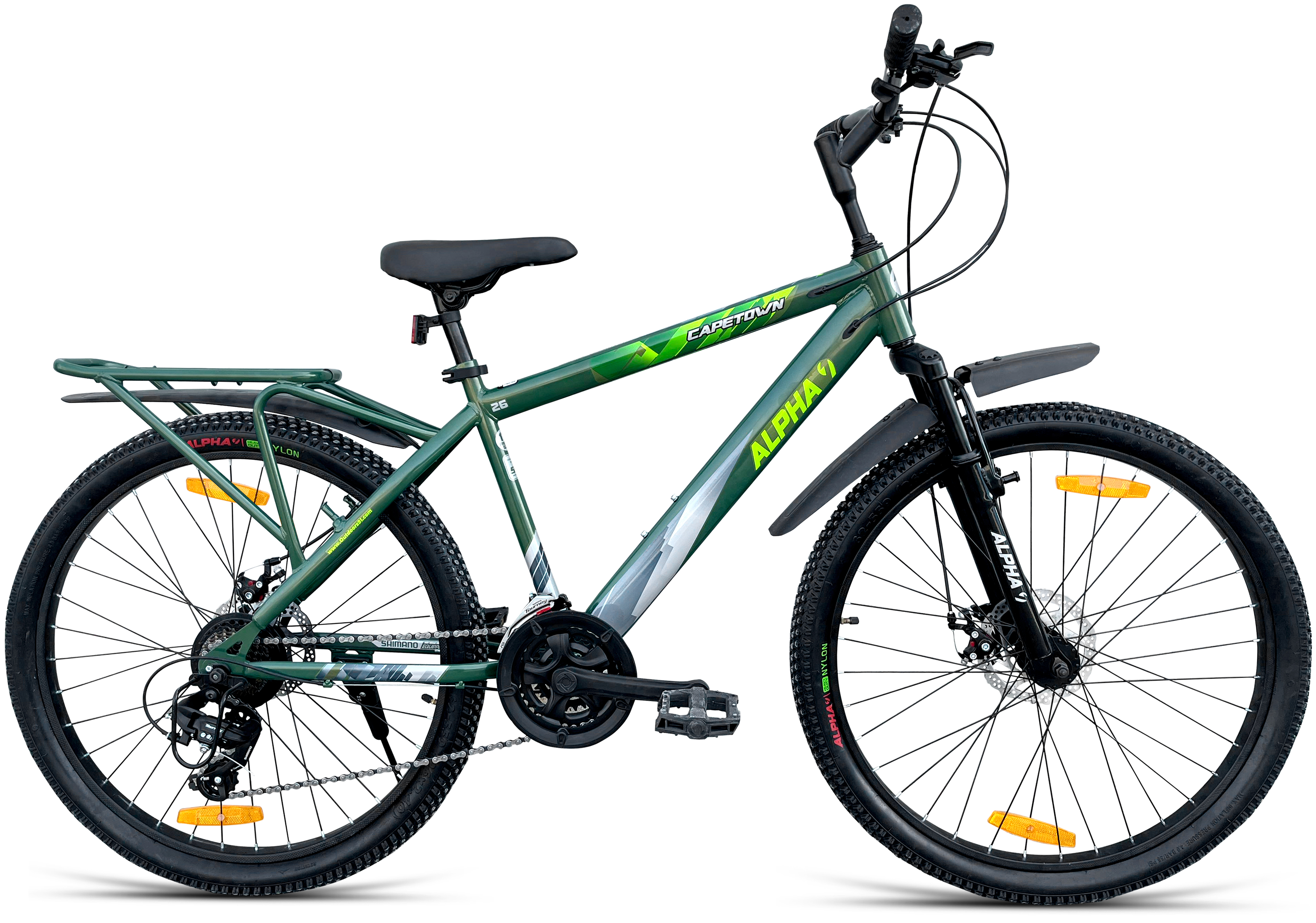 Capetown IBC 26T 21 Speed (Army Green) image 1